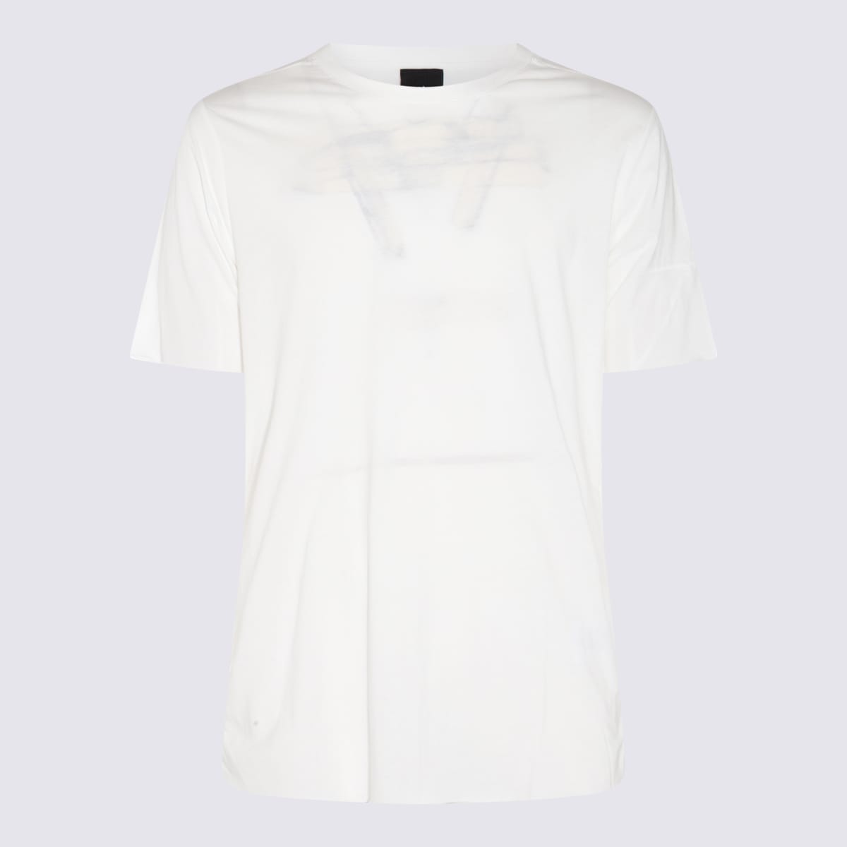 Thom Krom White Cotton T-shirt In Beige