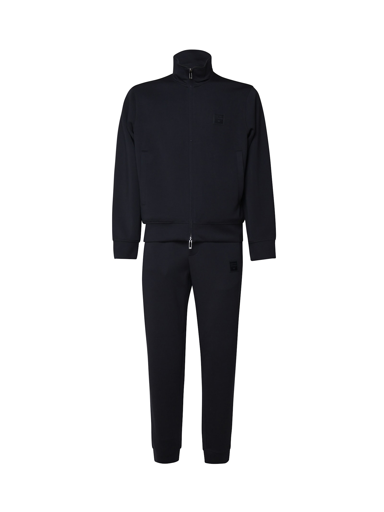 Shop Emporio Armani Tracksuit Logo In Blue