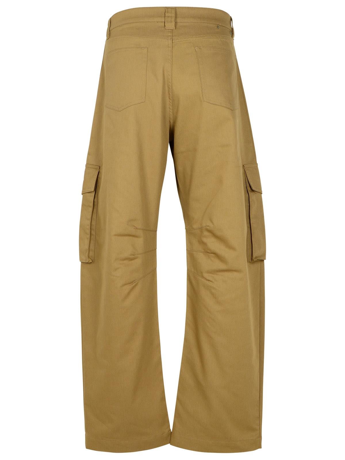 Shop Golden Goose Straight-leg Cargo Trousers In Beige