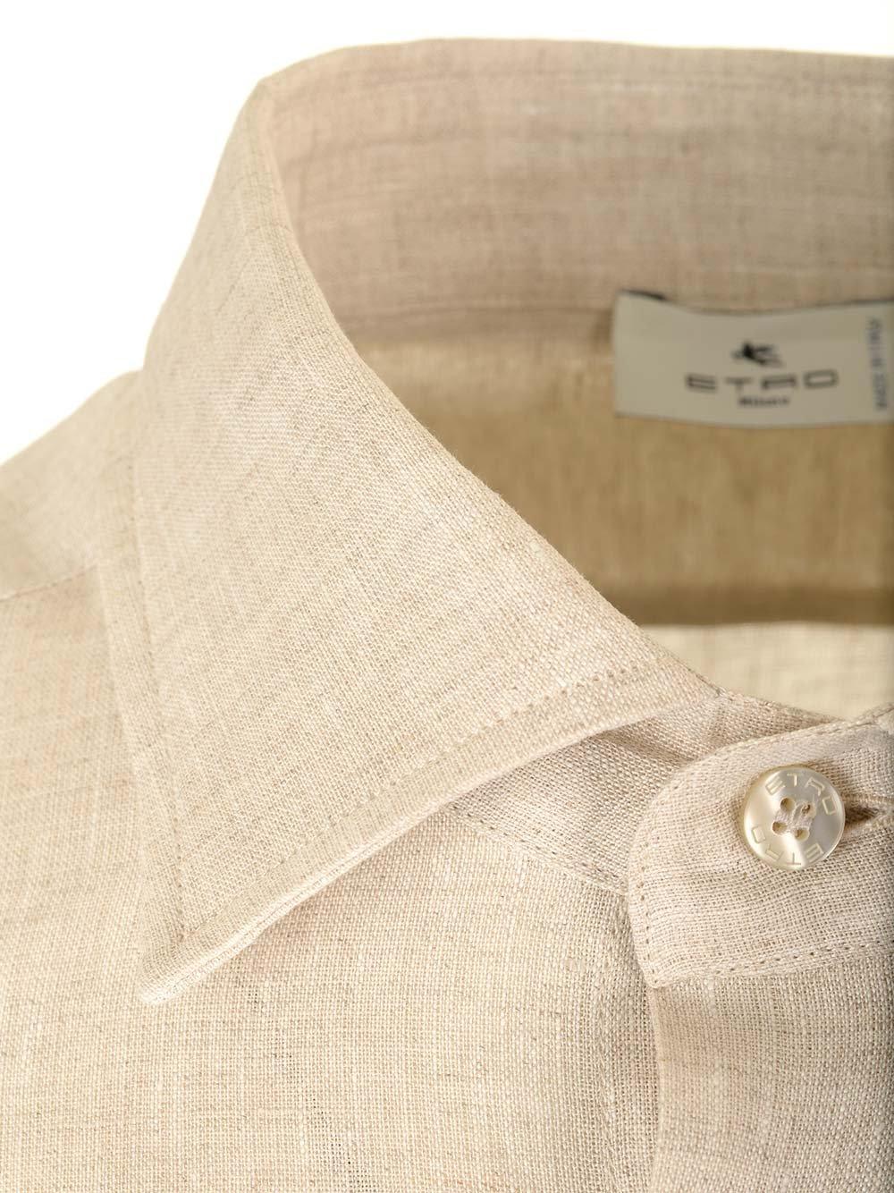 Shop Etro Pegaso Embroidered Long-sleeved Shirt