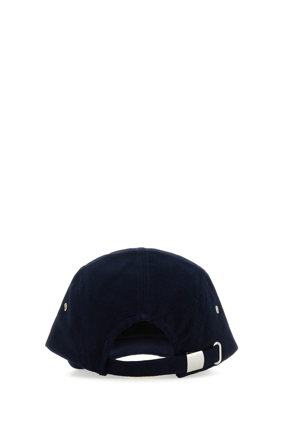 Isabel Marant Cappello Da Baseball Tedji In Cotone Blu Notte Uomo In Blue