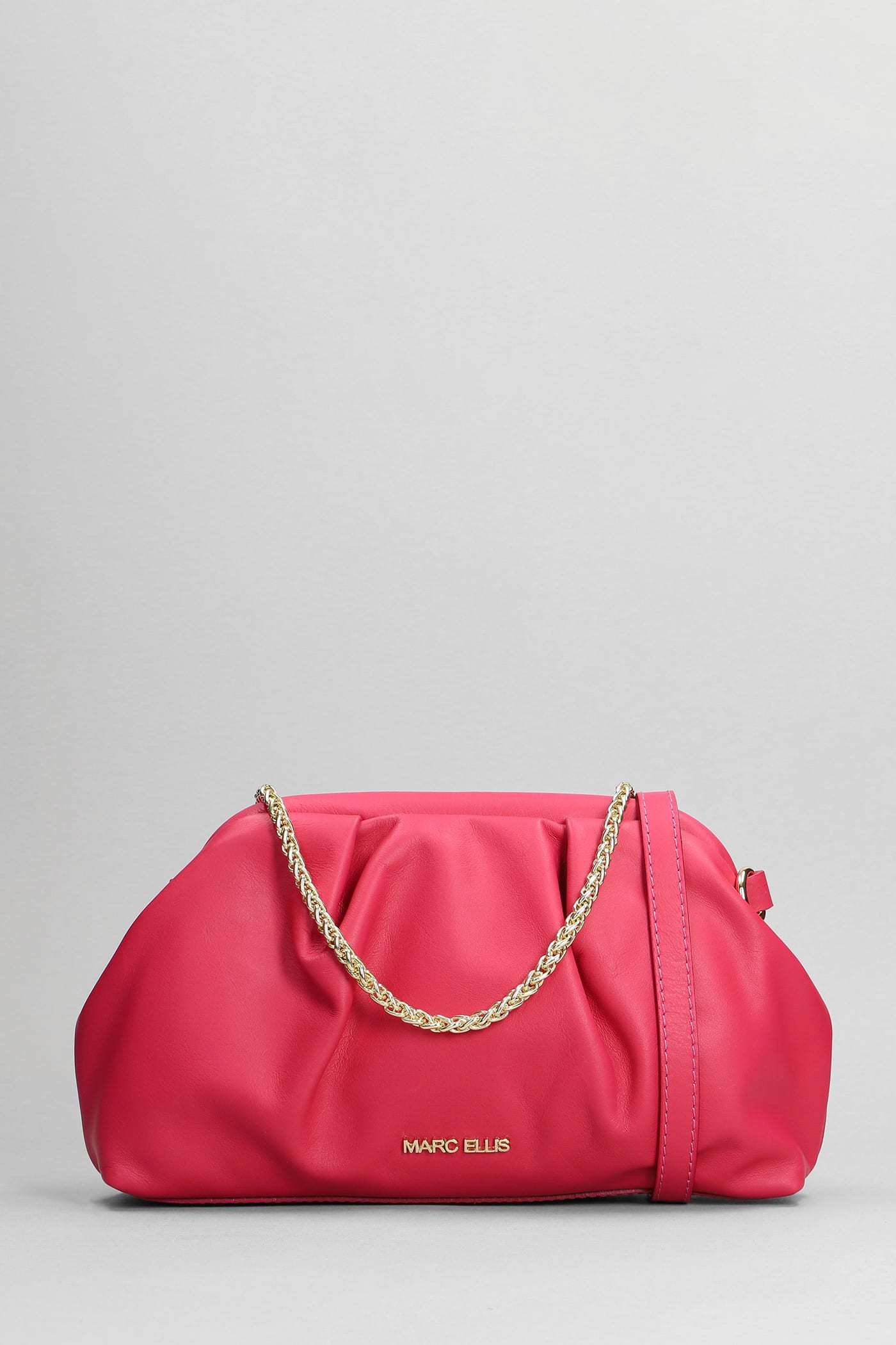 Marc Ellis Flake Shoulder Bag In Rose-pink Faux Leather
