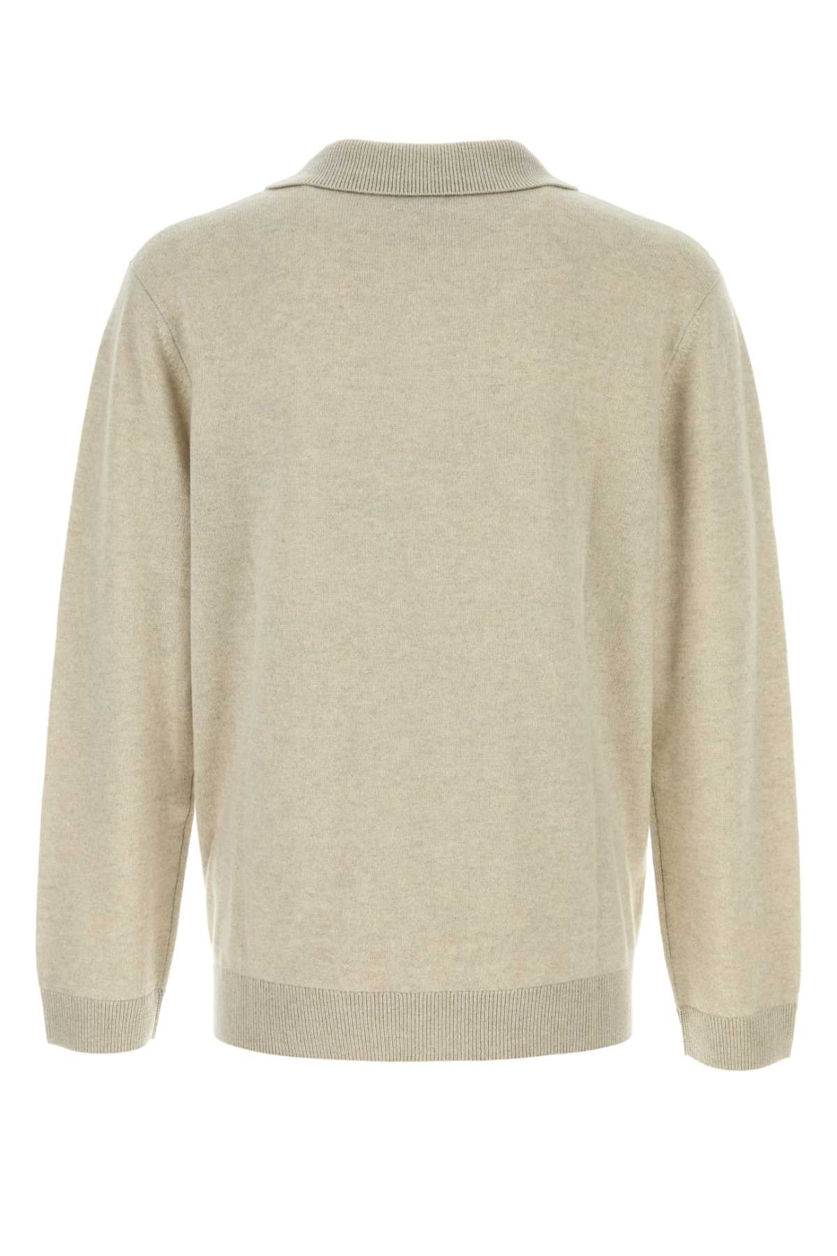 Le Kasha Sand Cashmere Sweater In Gray