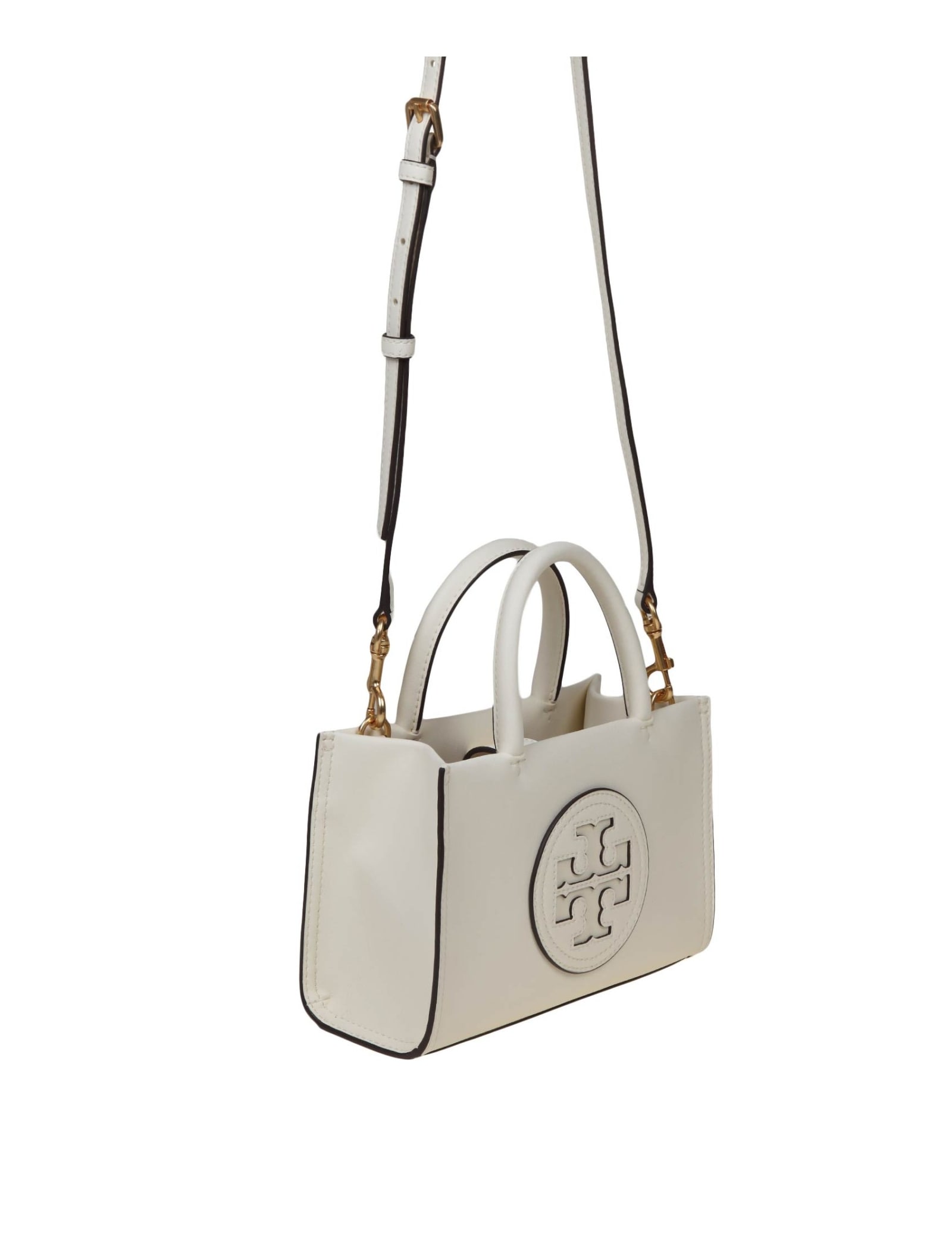 Shop Tory Burch Ella Bio Mini Tote Color White