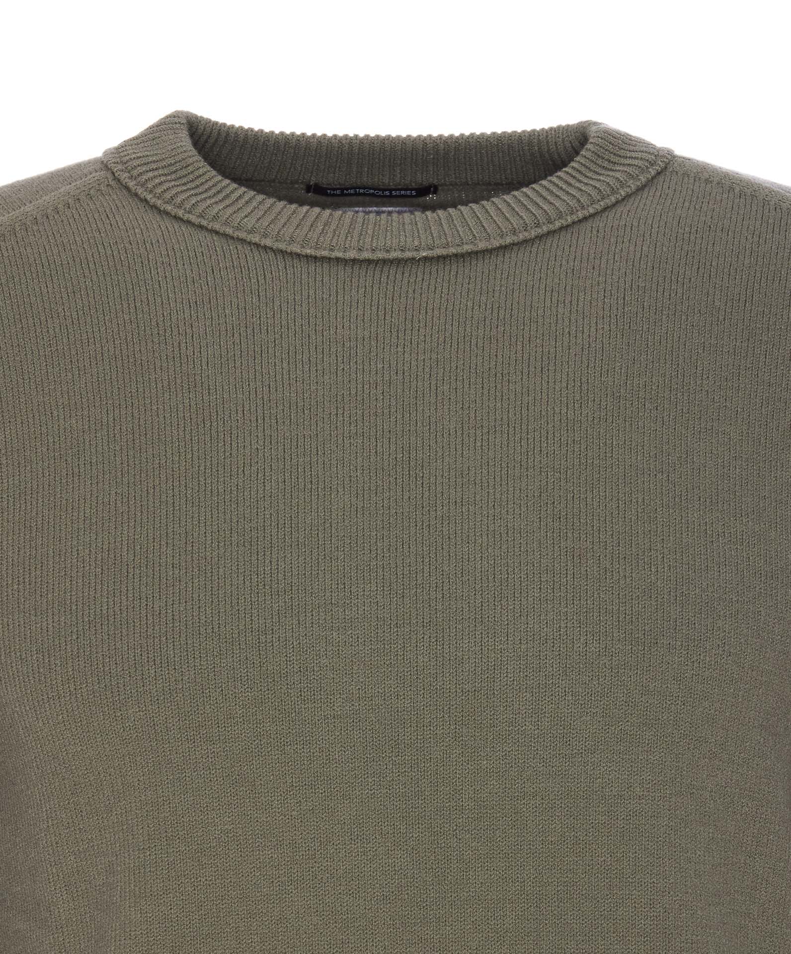 Shop C.p. Company Metropolis Series Sweater In Silver Sage