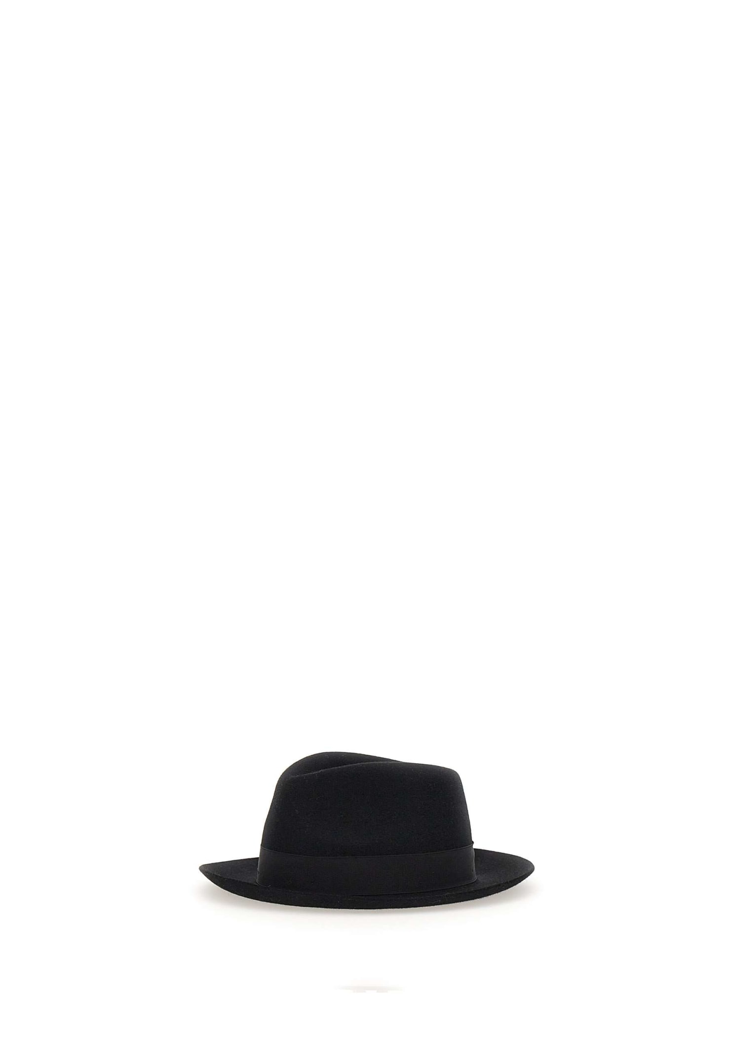 Borsalino Fedora Hat In Black