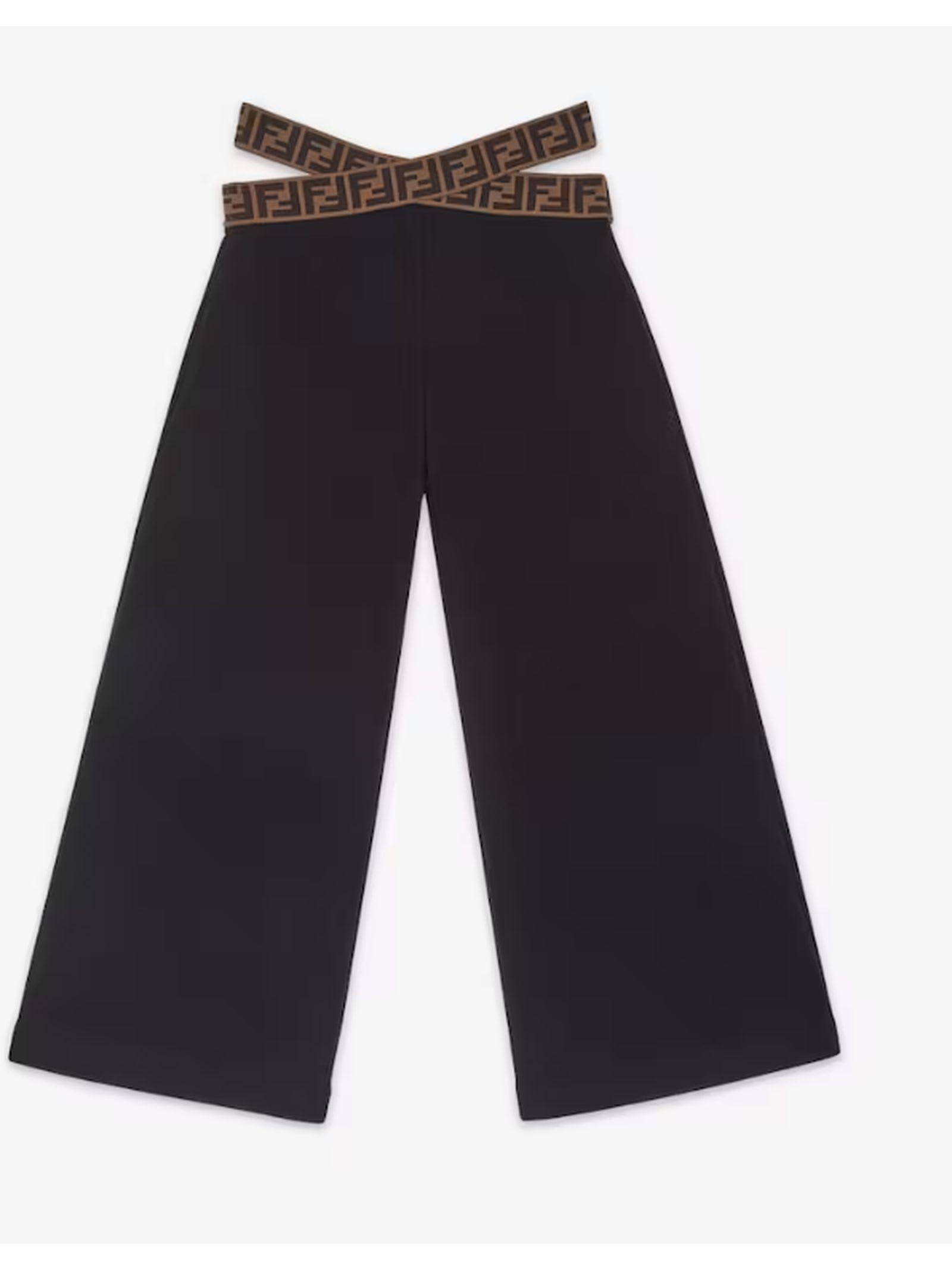 Fendi Black Cotton Trousers