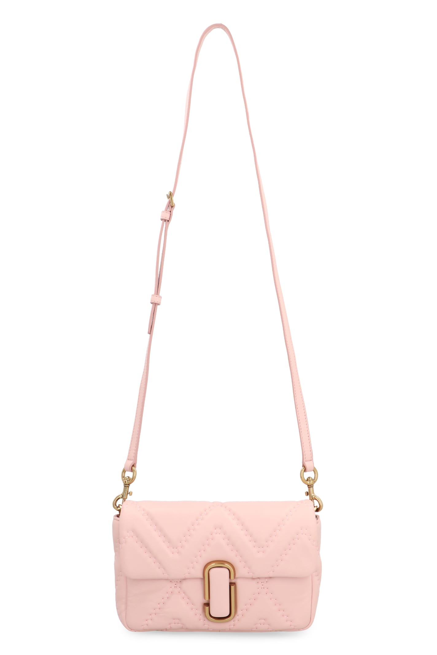 Marc Jacobs J Marc Leather Mini Crossbody Bag In Pink