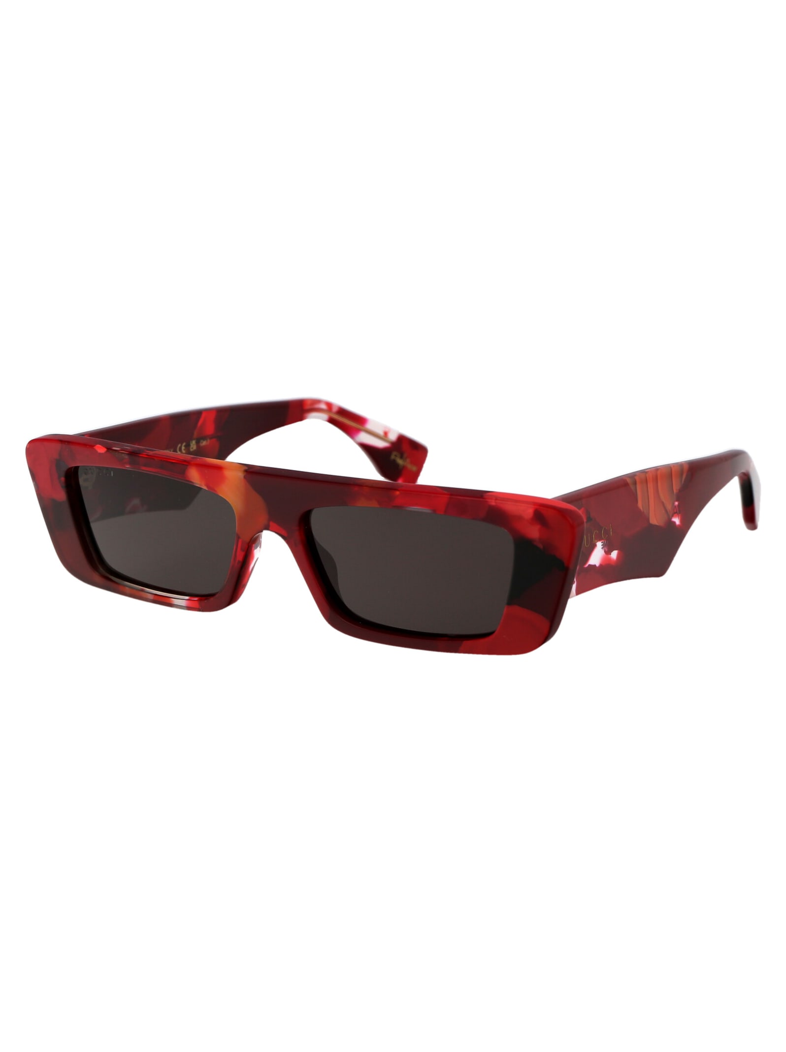 Shop Gucci Gg1625s Sunglasses In 002 Red Red Grey