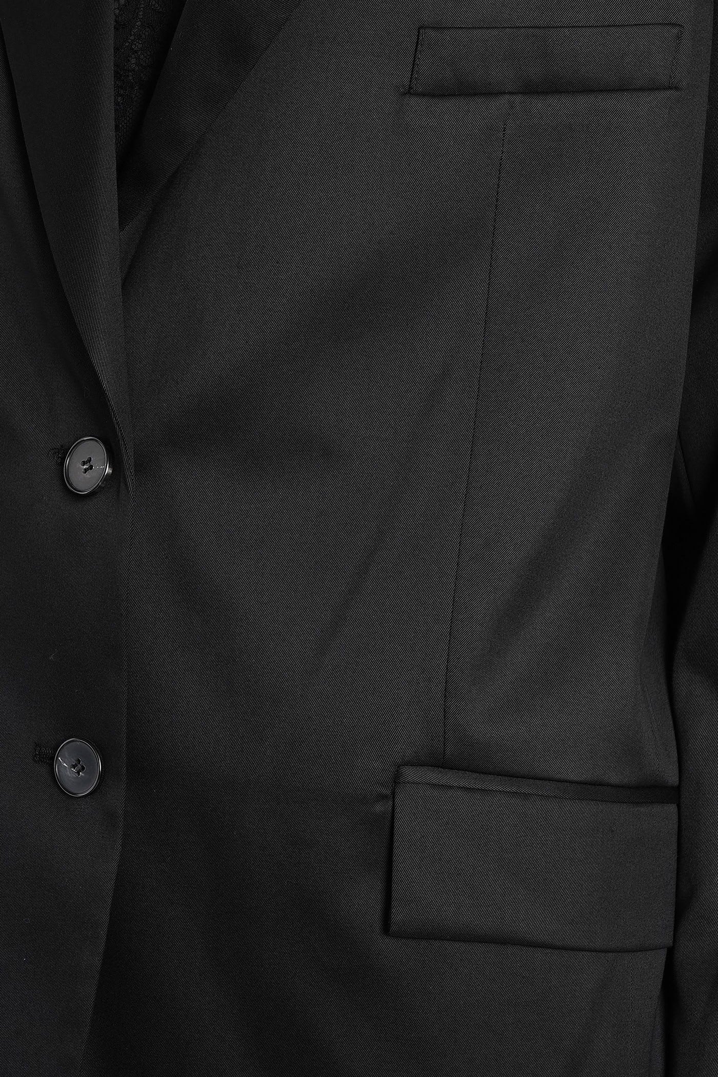 Iro Douny Blazer In Black Wool And Polyester In Black
