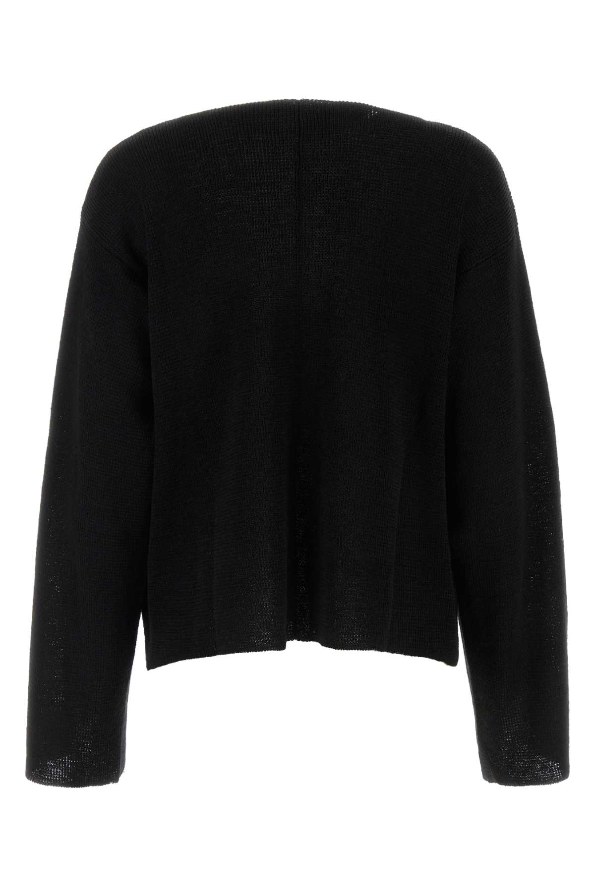 Shop The Row Black Linen Sweater
