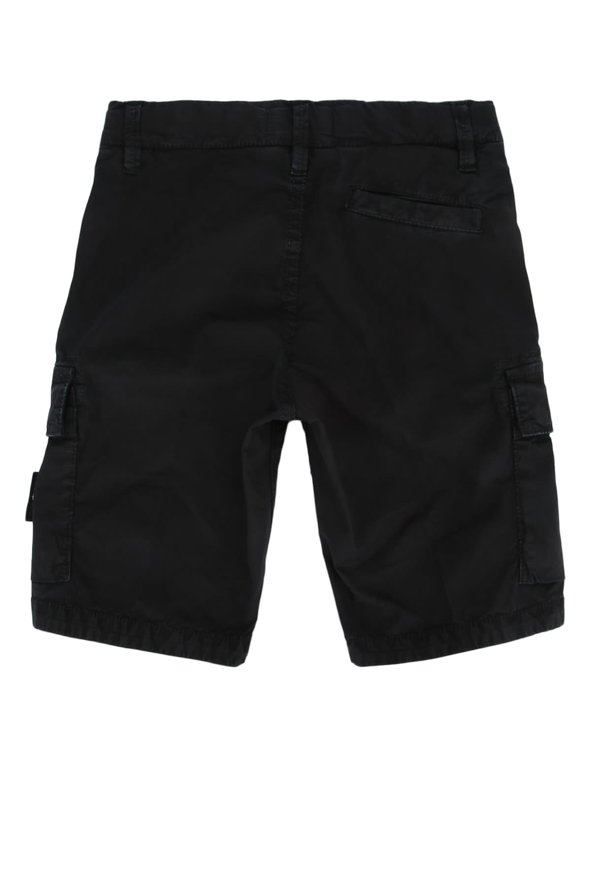 Stone Island Ages 6-8 Logo-appliquéd Stretch-cotton Canvas Cargo Shorts