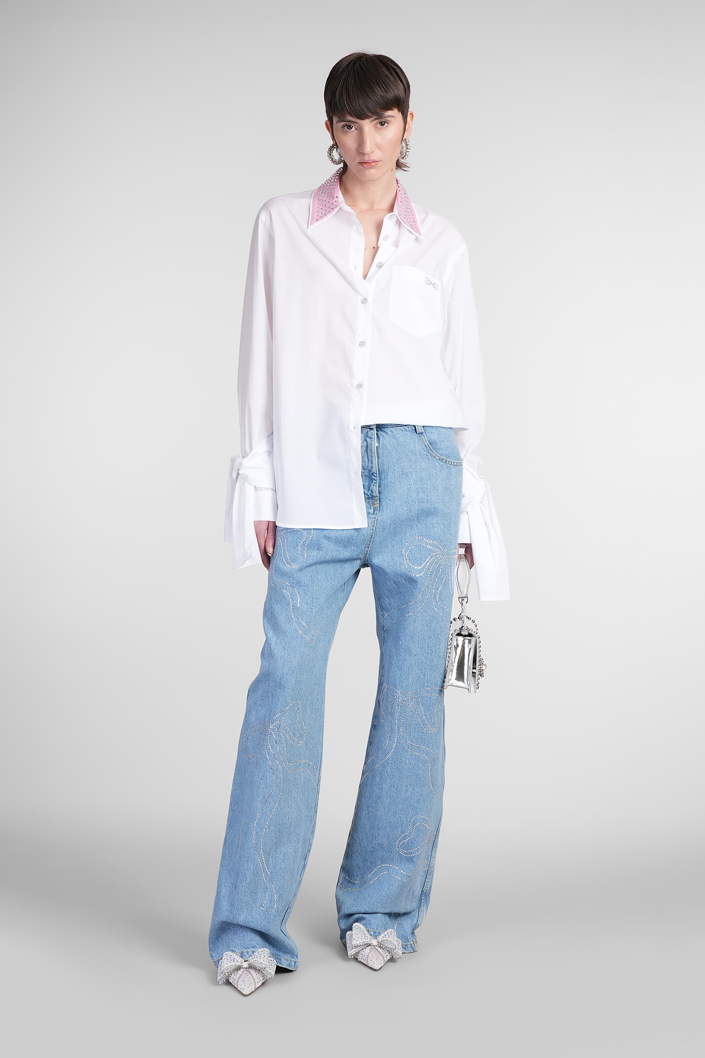 Mach &amp; Mach Jeans In Blue Denim
