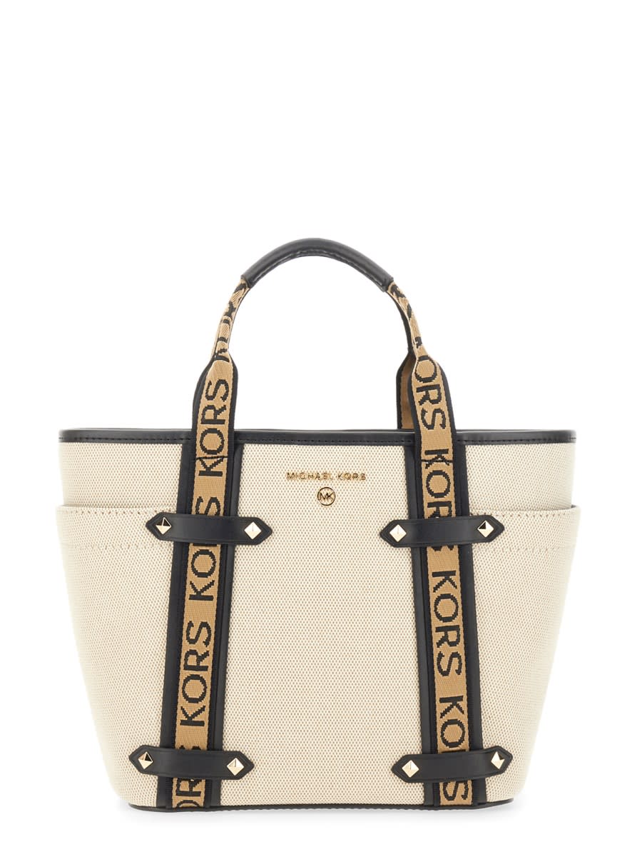 Michael Kors Stylish Tote Bag Double Handle In White