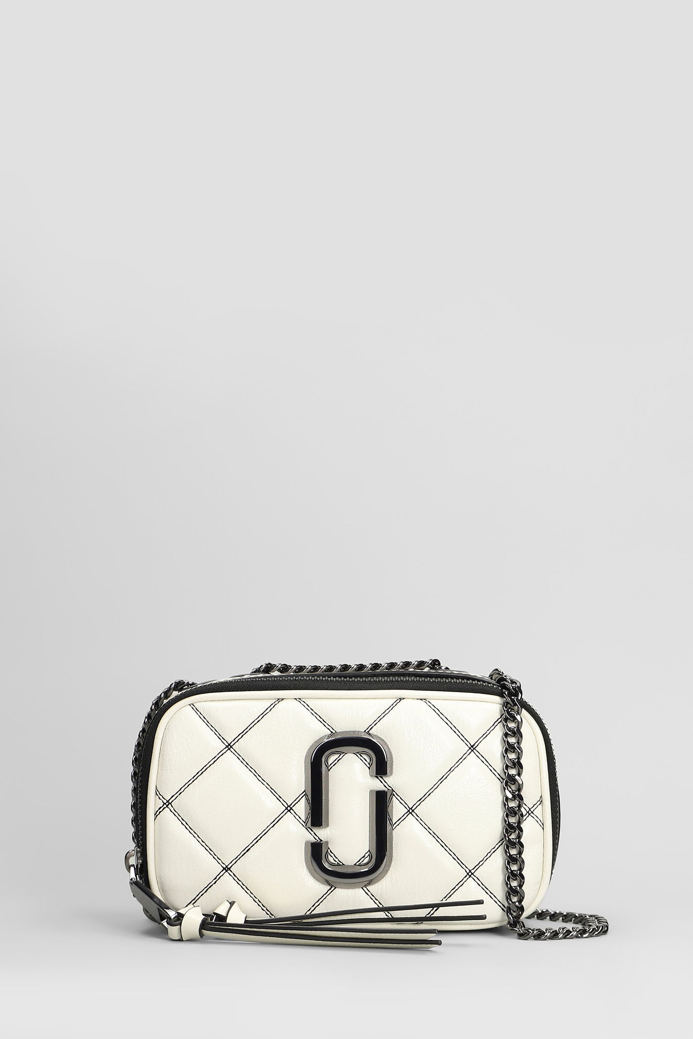 The Softshot Shoulder Bag In White Leather
