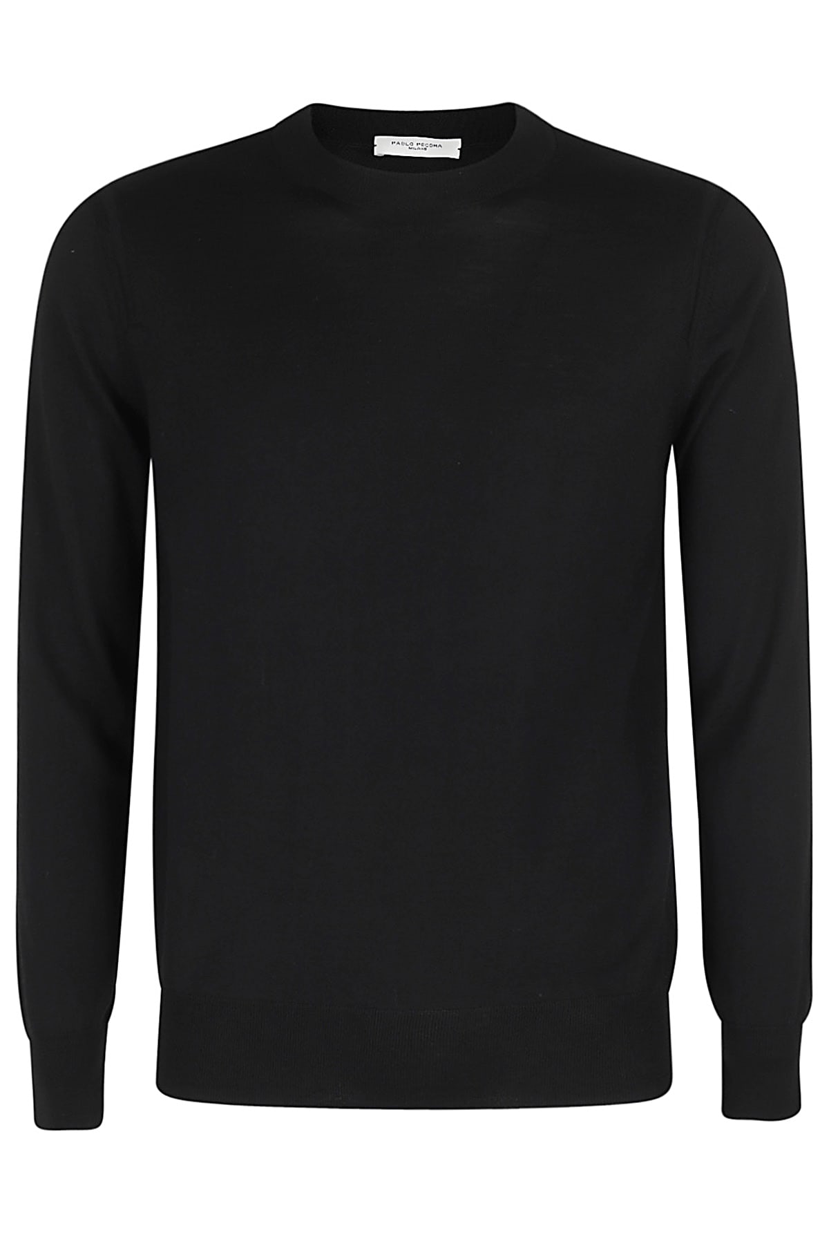 Shop Paolo Pecora Maglia G Collo In Nero