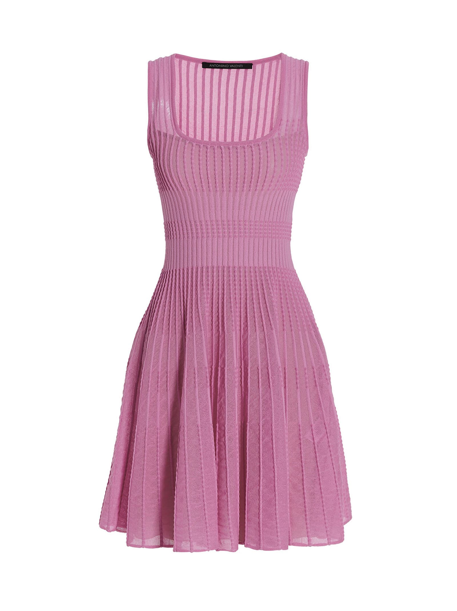 Antonino Valenti Li Wooden Skater Dress In Pink | ModeSens