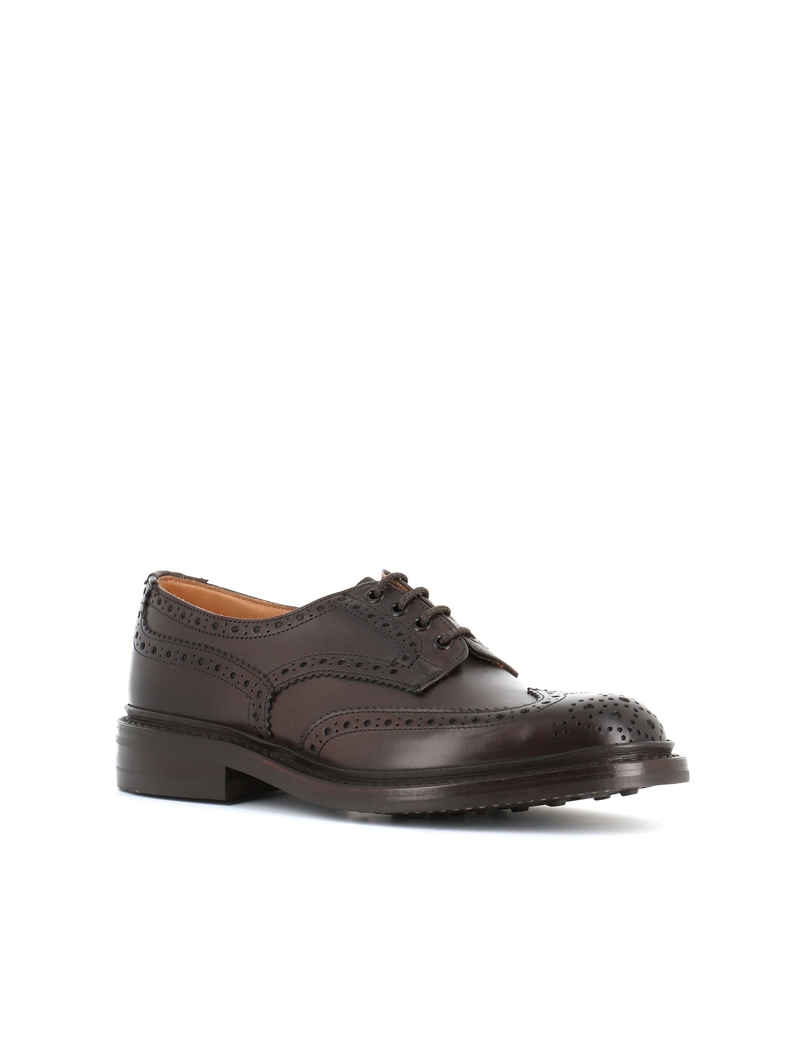 Shop Tricker's Brogues Bourton In Brown