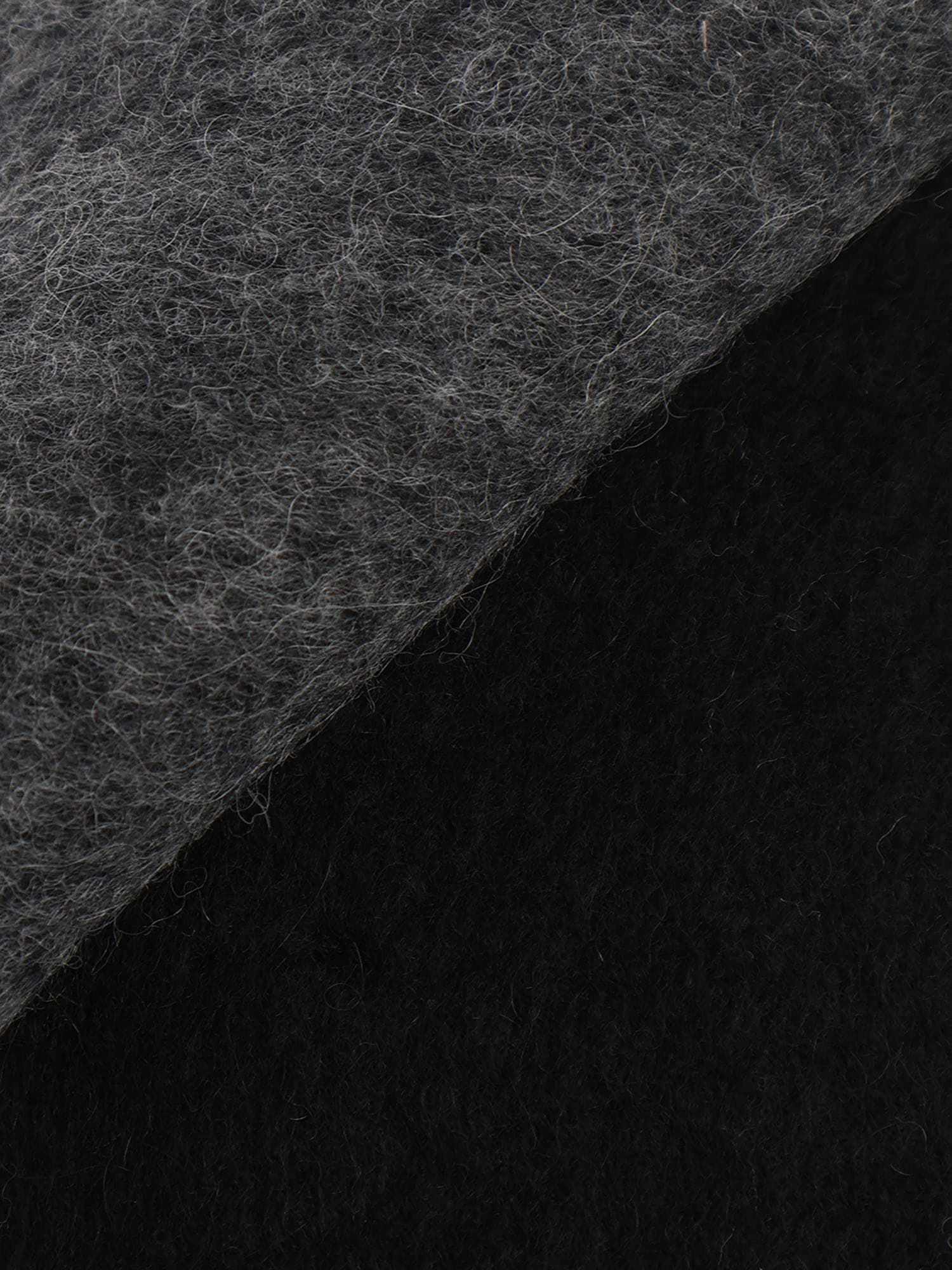 Loewe Wool And Alpaca Blend Scarf In Black