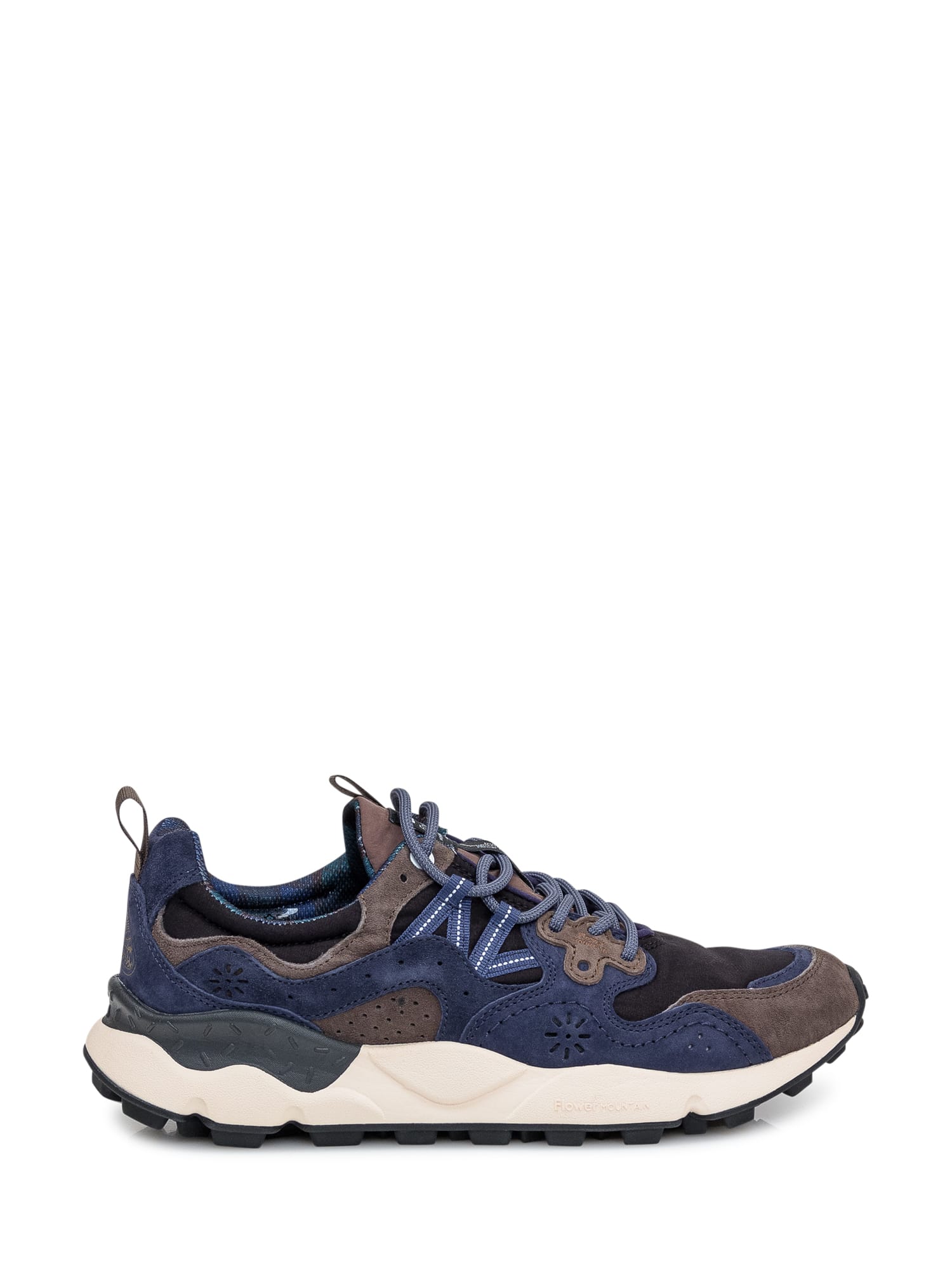 Shop Barbour Yamano 3 Sneaker In Navy Olive