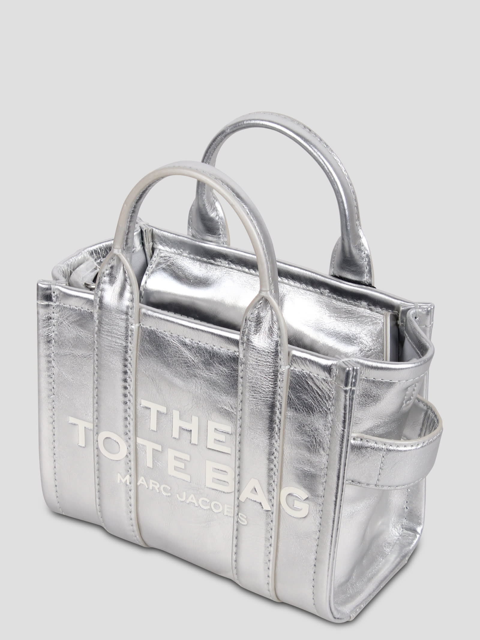 Shop Marc Jacobs Silver Tote Bag