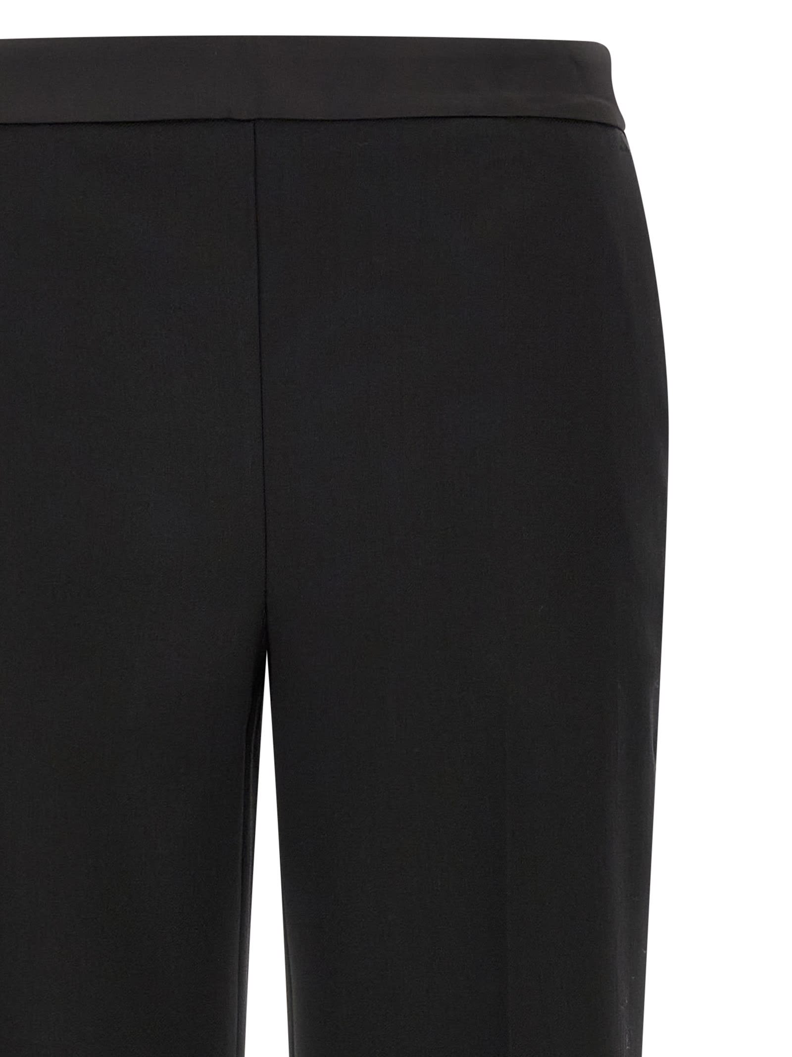 Twinset Straight-leg Casual Pants In Black