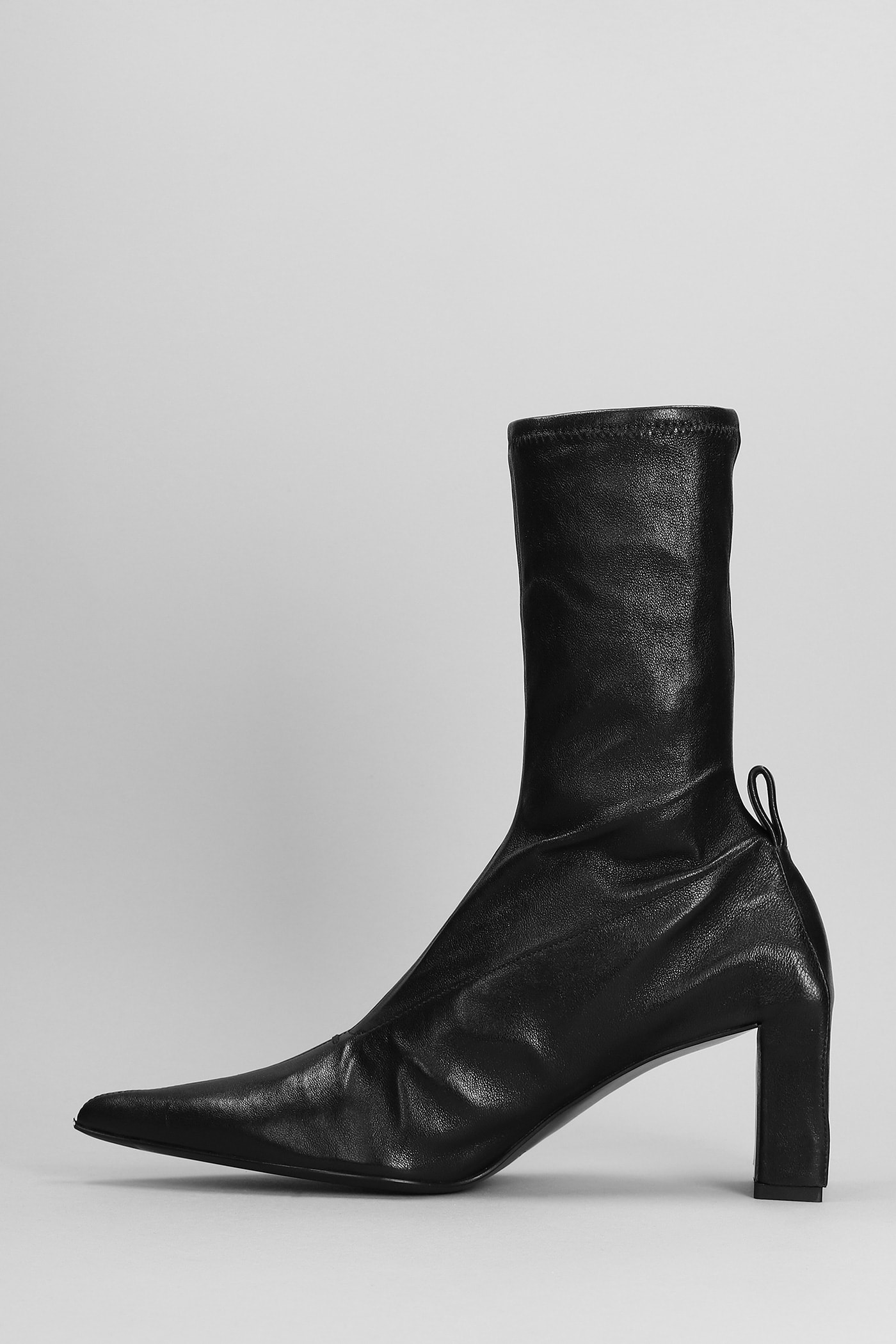 Jil Sander Flache Stiefeletten Damen Farbe Schwarz In Black