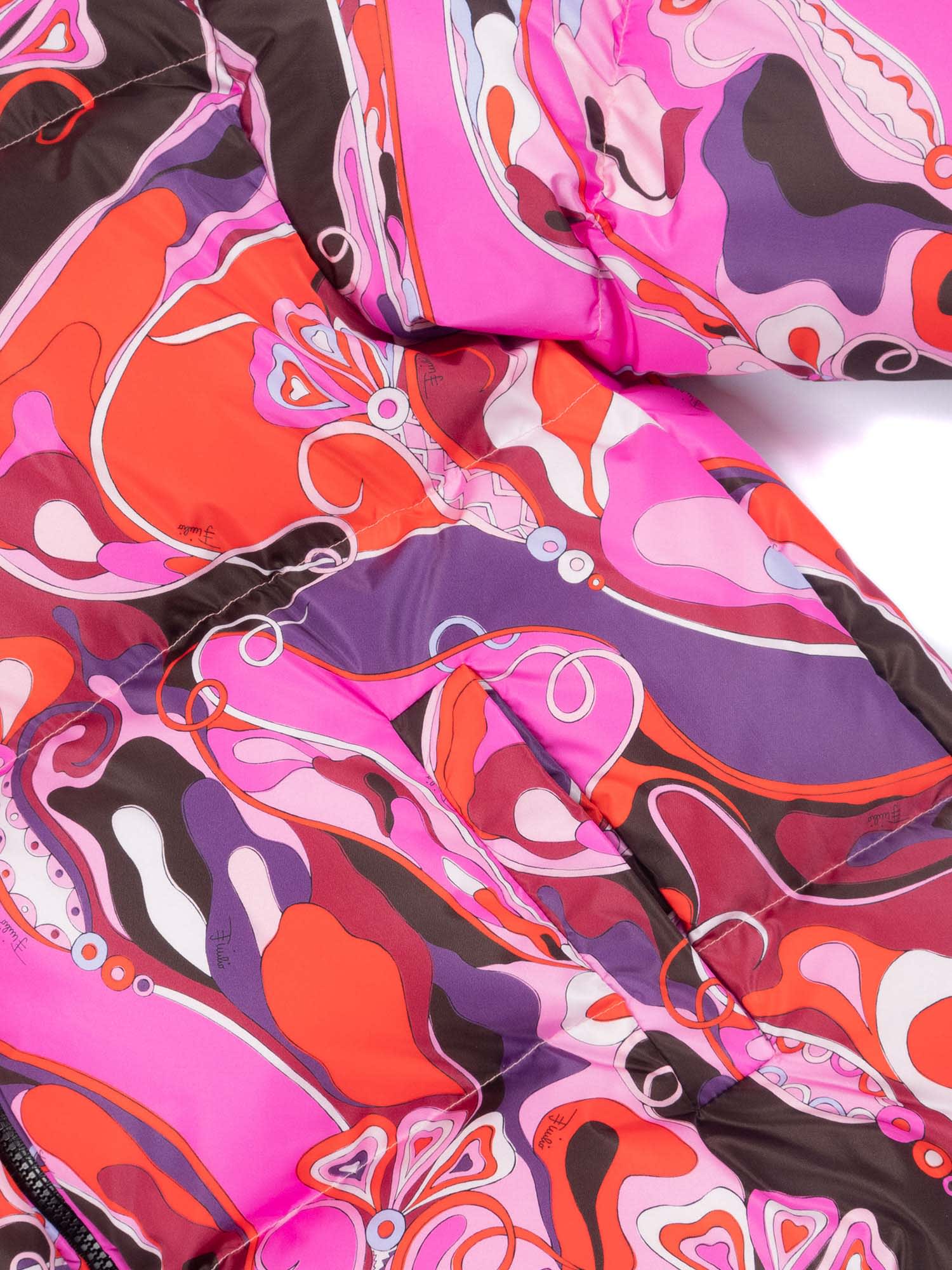Pucci Down Jacket In Pink
