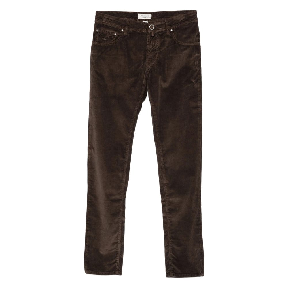 Jacob Cohen Corduroy Trousers In Brown