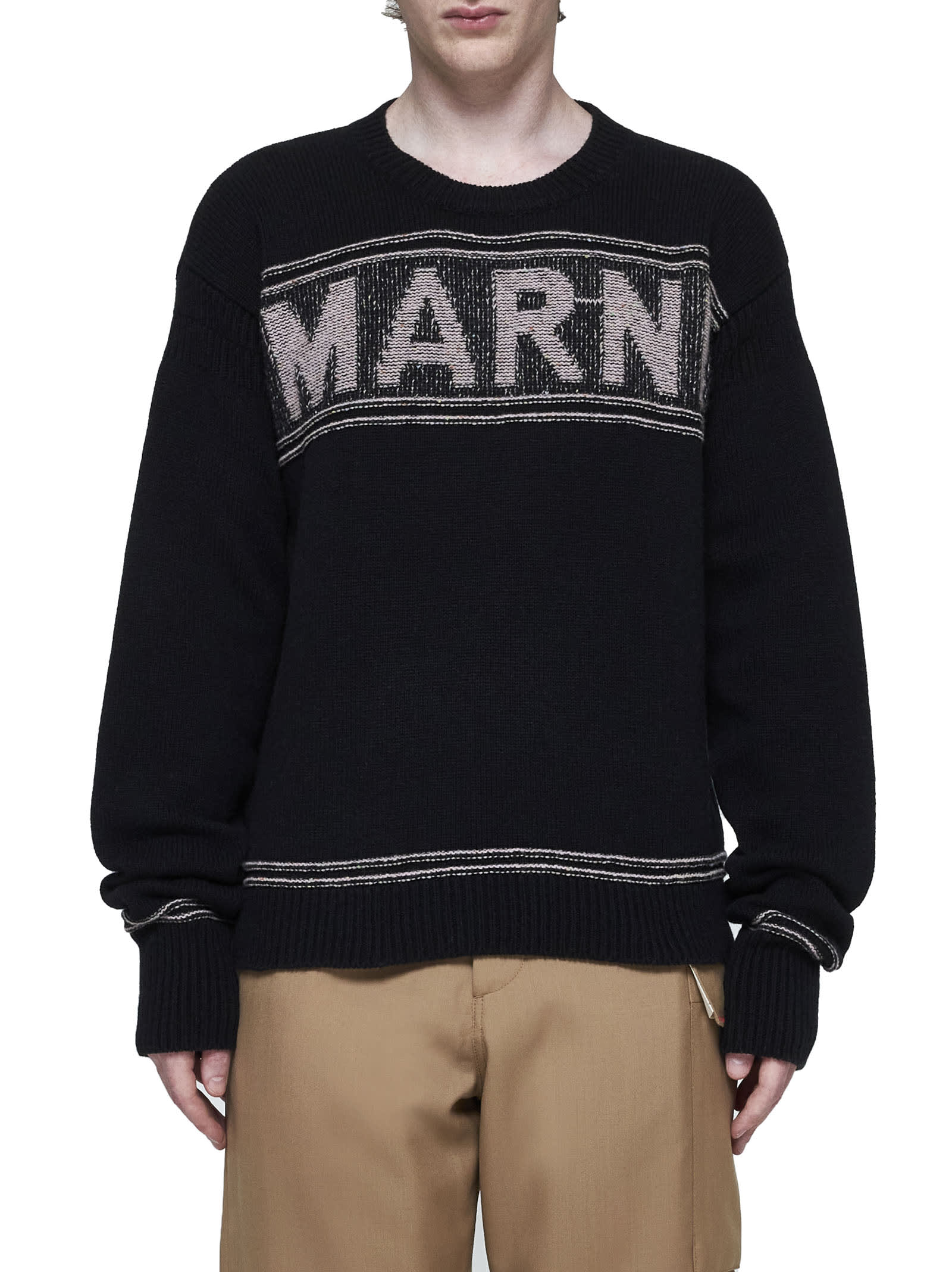 Shop Marni Sweater In Black