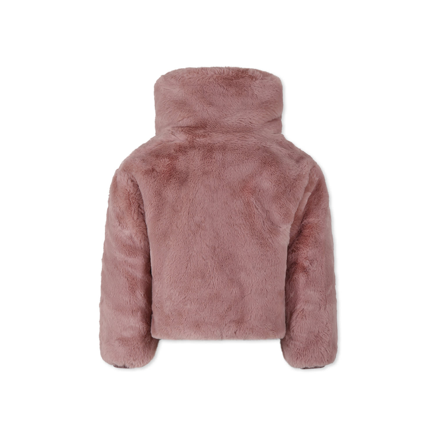 Shop Save The Duck Pink Reversible Faux Fur For Girl