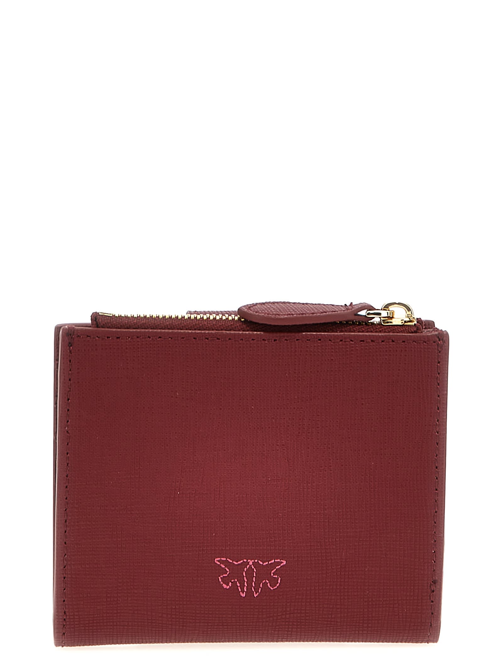 Shop Pinko Multi Purpose Wallet In Bordeaux