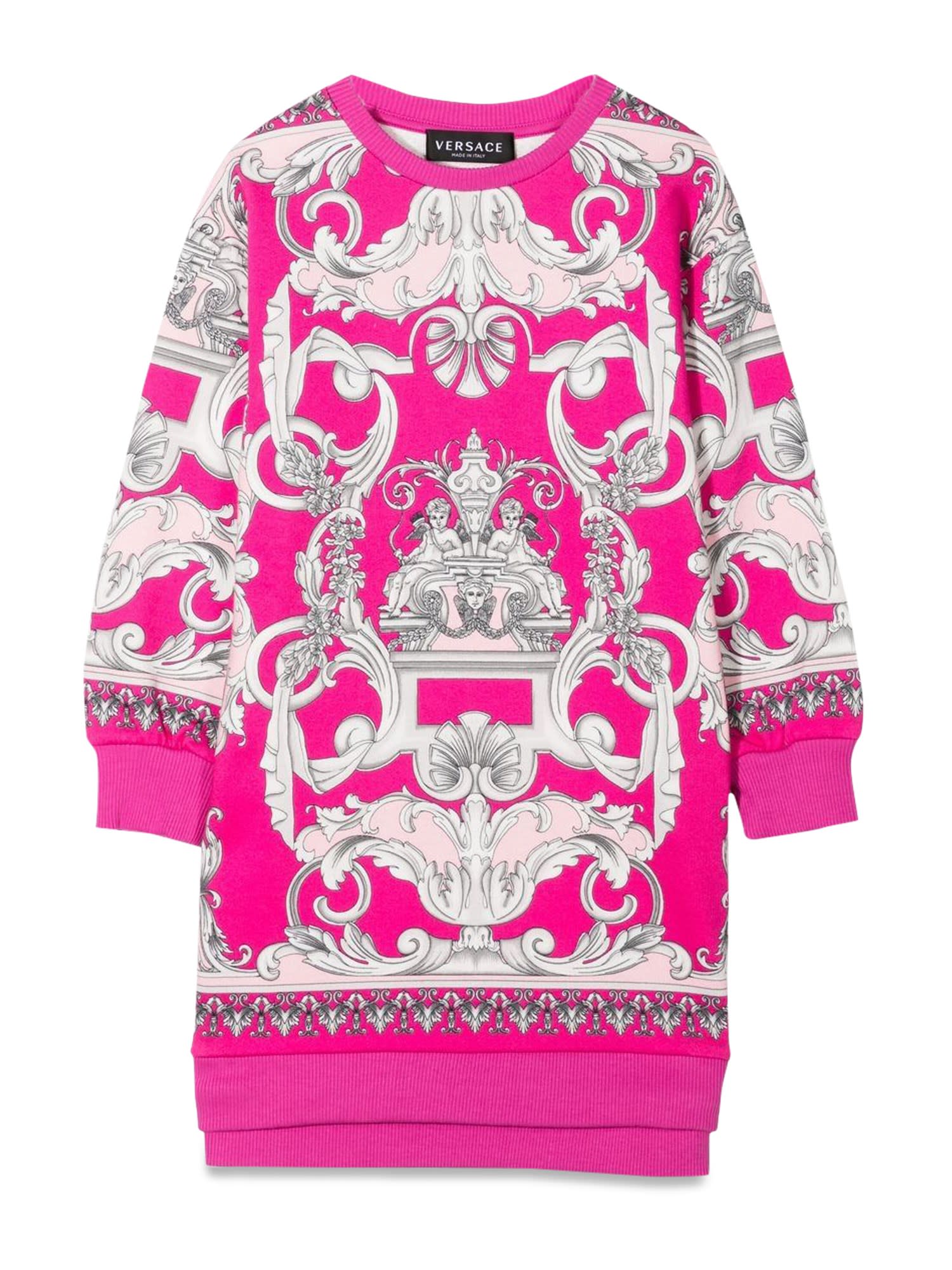Versace Baroque Sweatshirt Dress