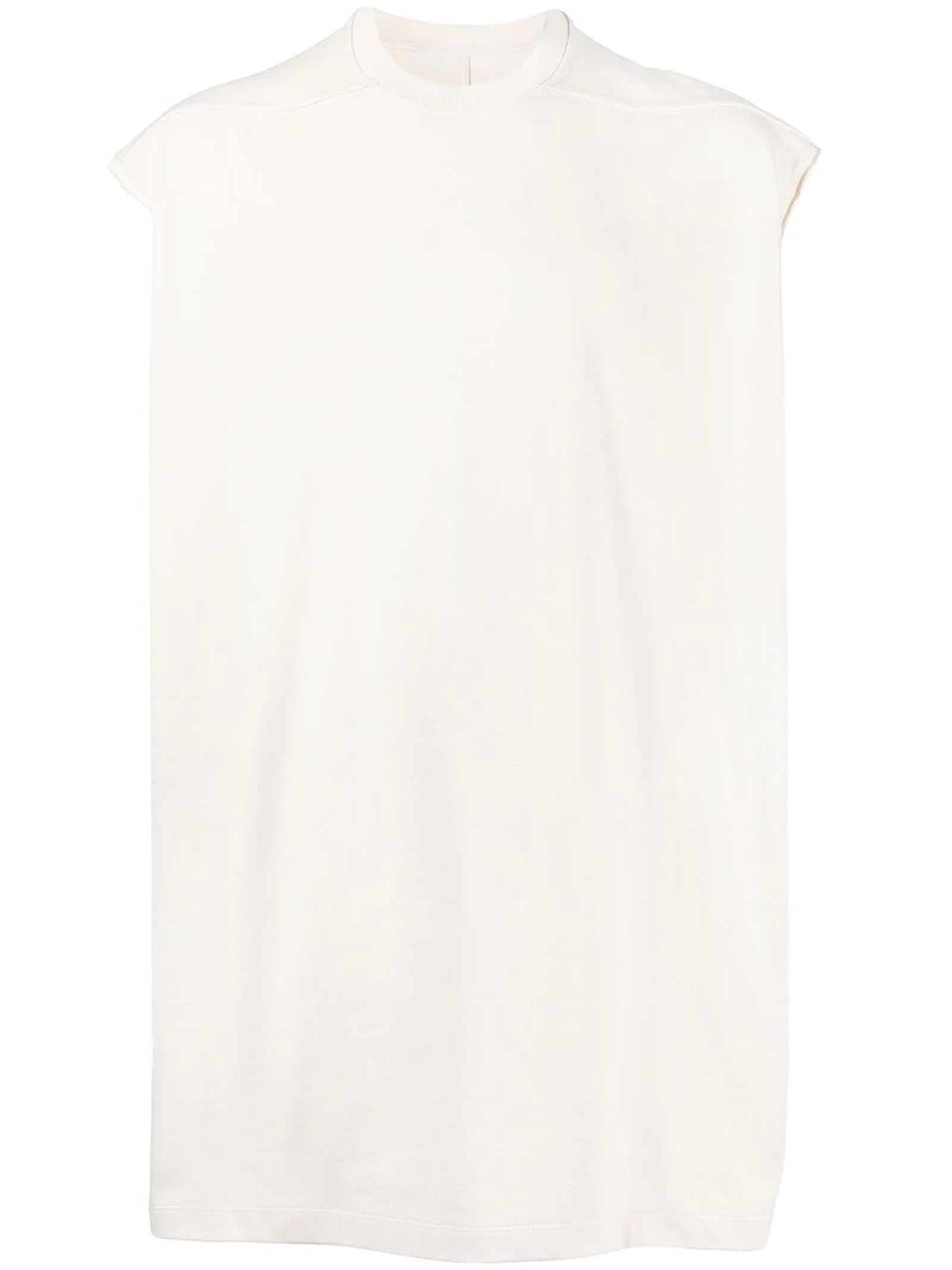 Rick Owens White Cotton T-shirt