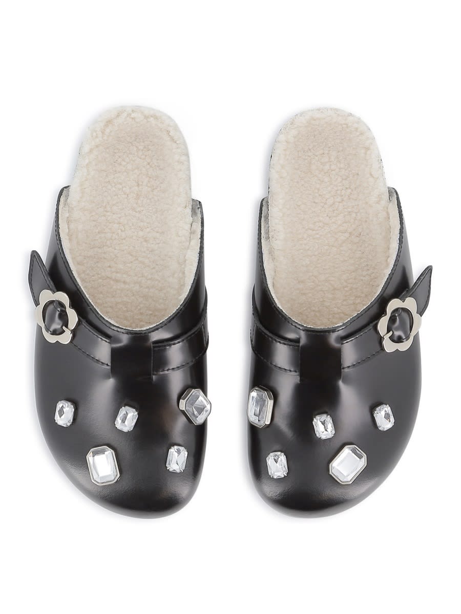 Marc Jacobs Kids' Slippers In Black