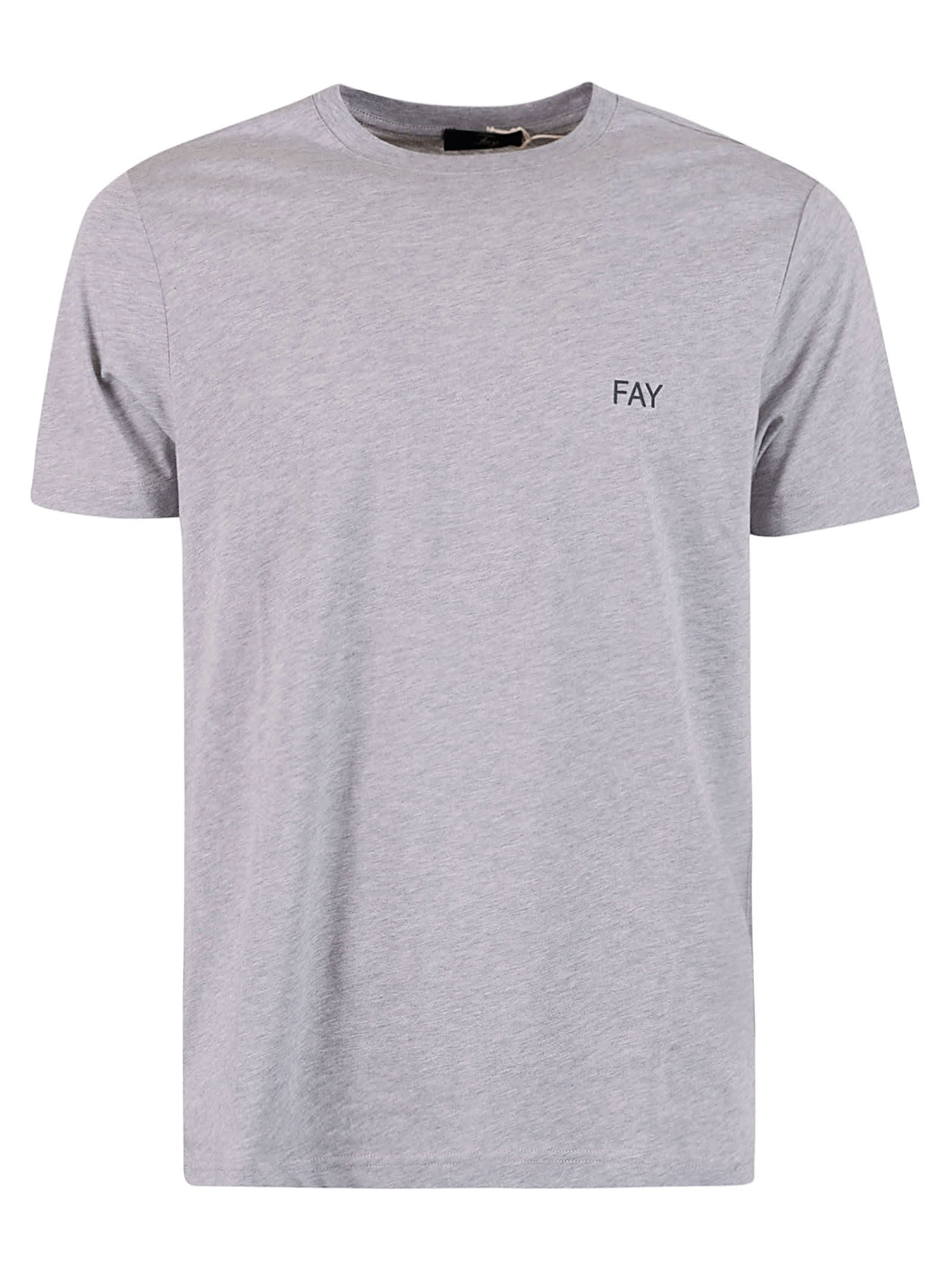 FAY ROUND NECK CHEST LOGO T-SHIRT,11260652