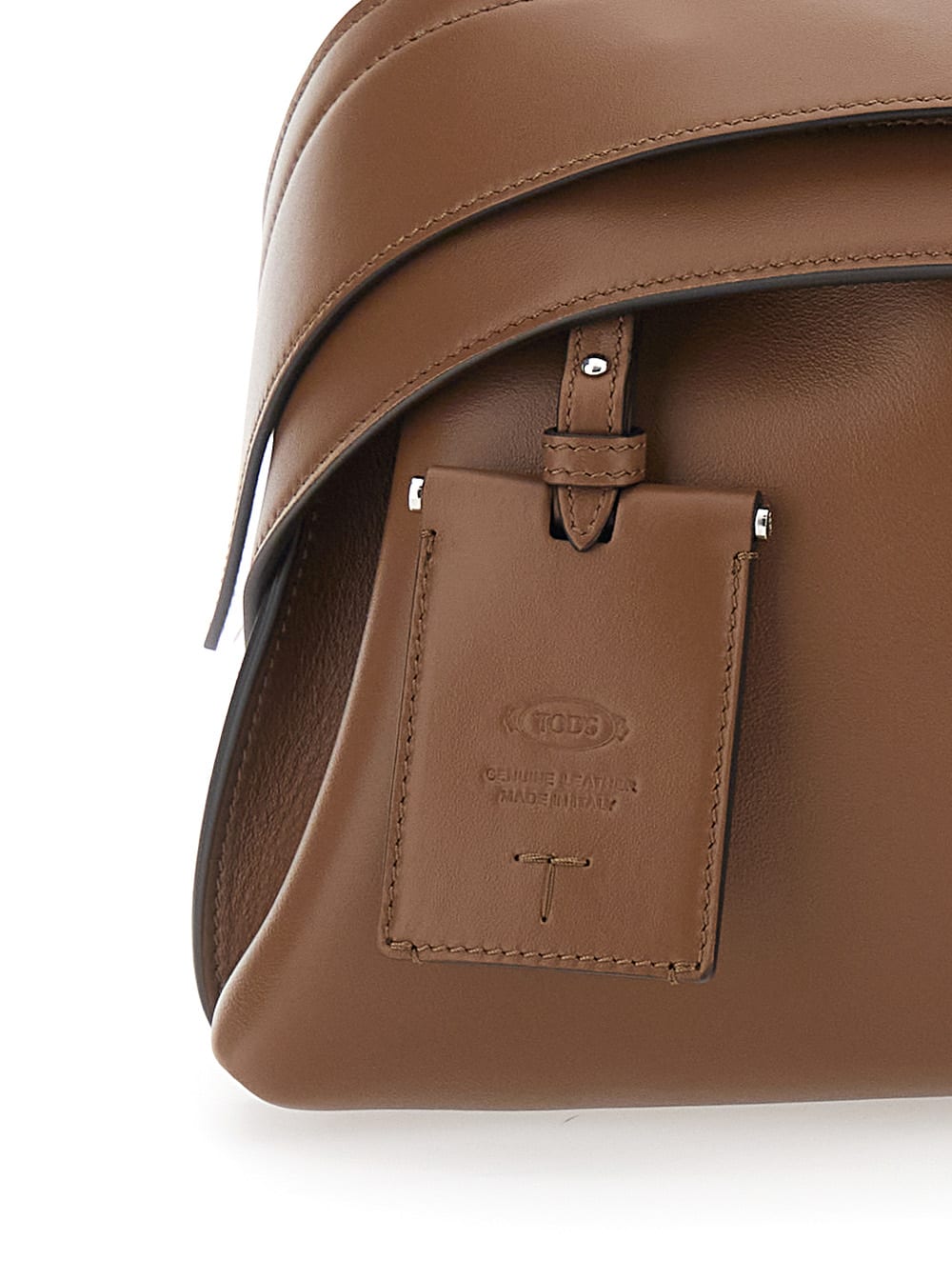 Tod's Small Wave Shoulder Bag With Adjustable Strap In Brown