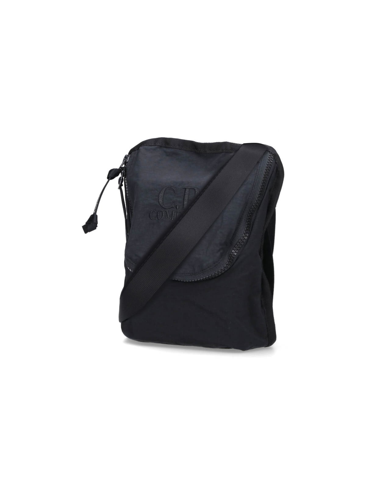 C.p. Company Mini Crossbody Bag Plane Paper Touch In Black