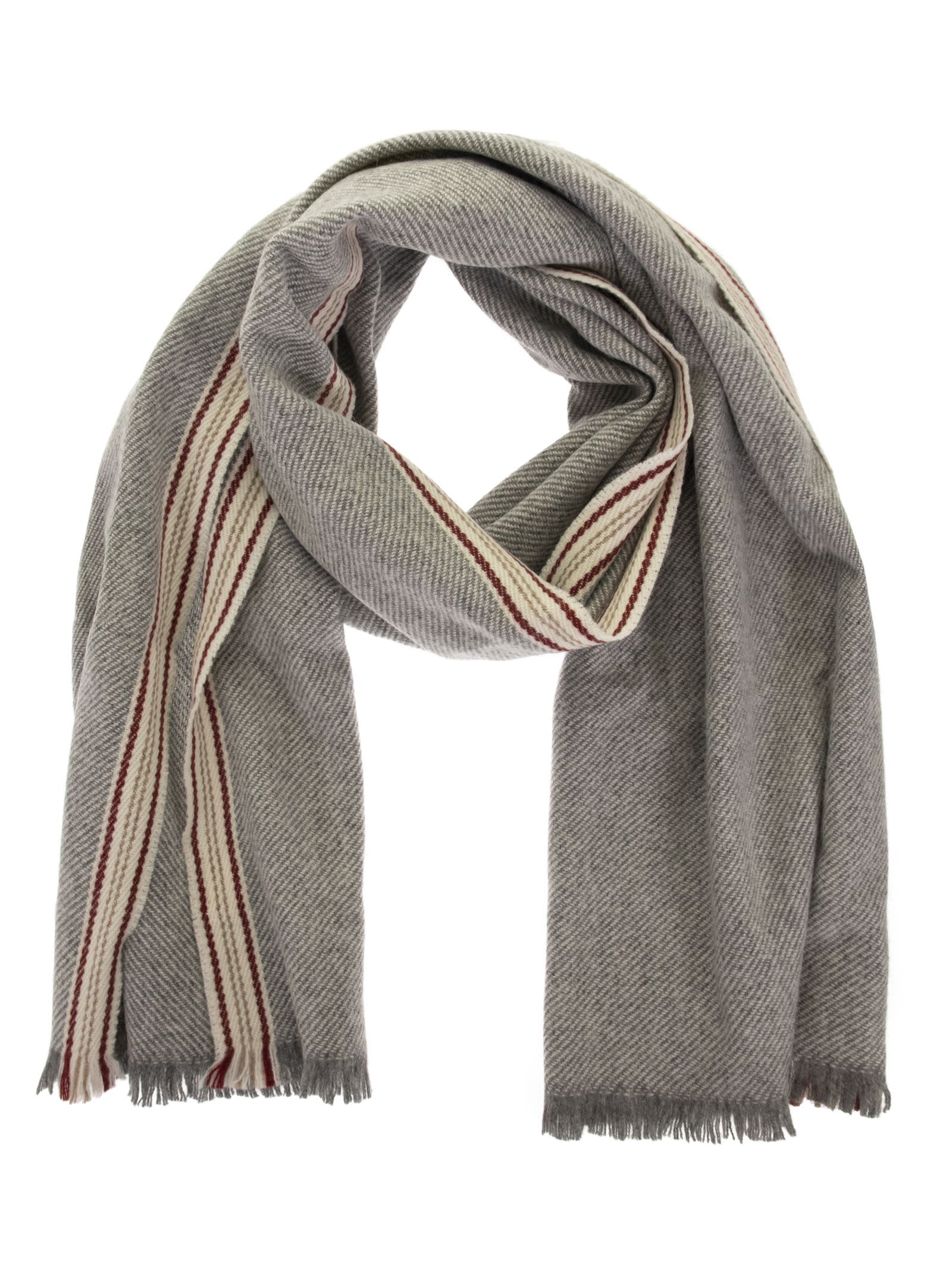 Cashmere Scarf With Selvedge