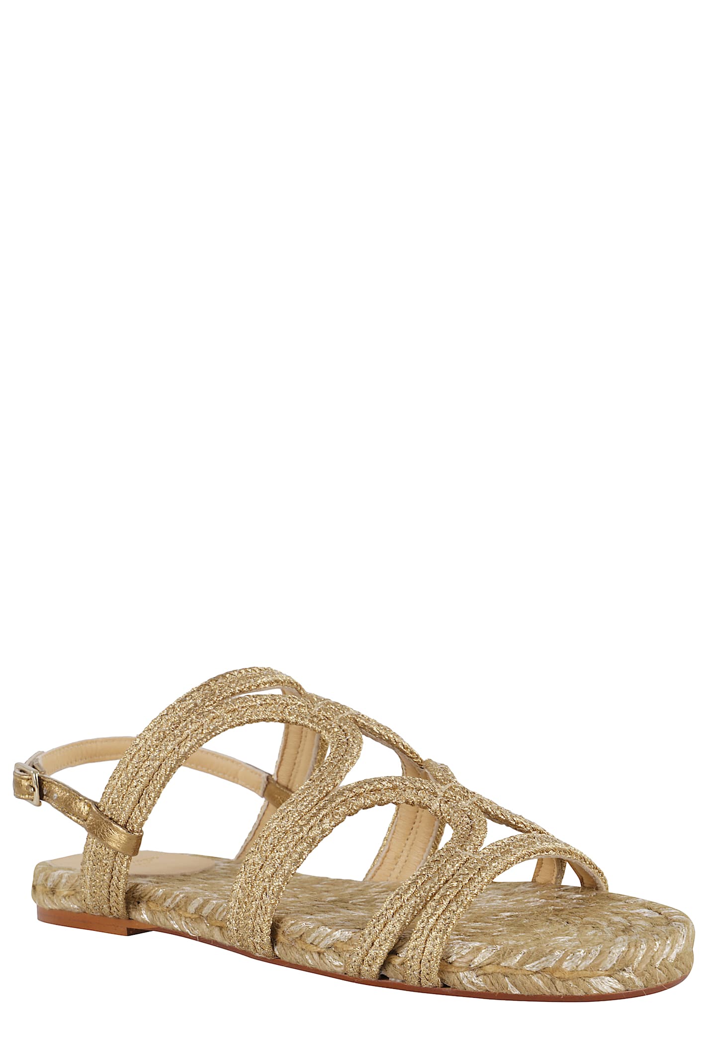 Castaã±er Womens Castaner Pitra 266 Woven Sandals In Oro Viejo
