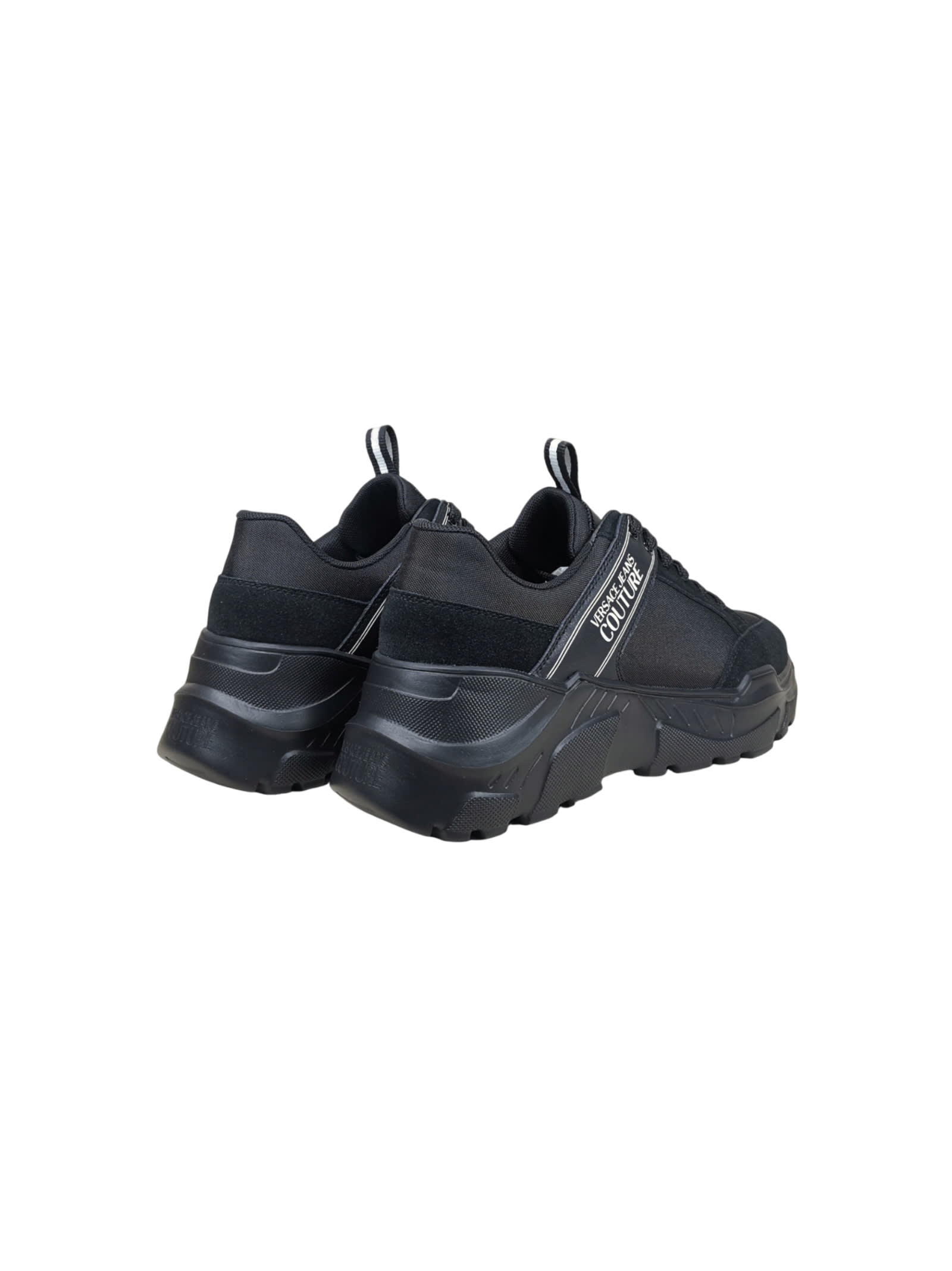 Versace Jeans Couture Sneakers In Black