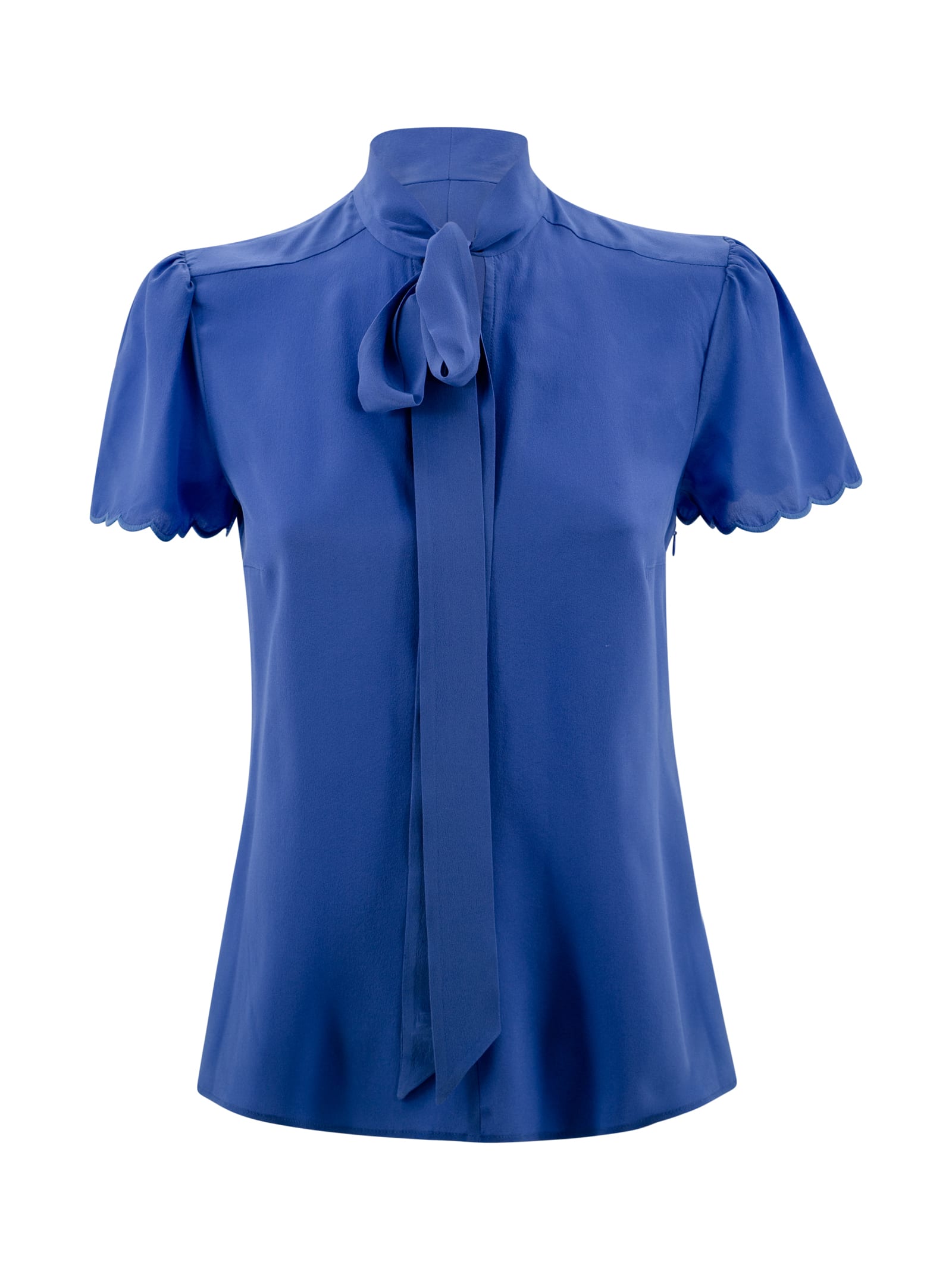 Shop Etro Silk Shirt In Blue