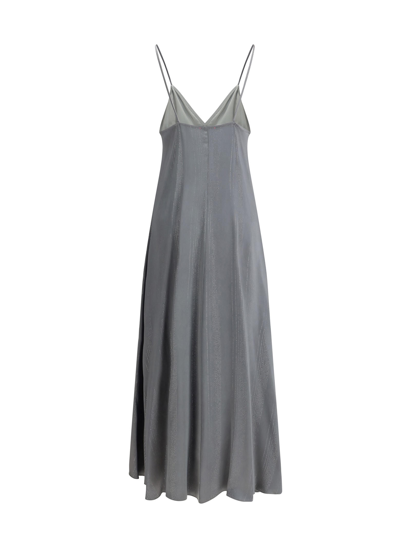 Forte Forte Spaghetti-strap Dress In Gray