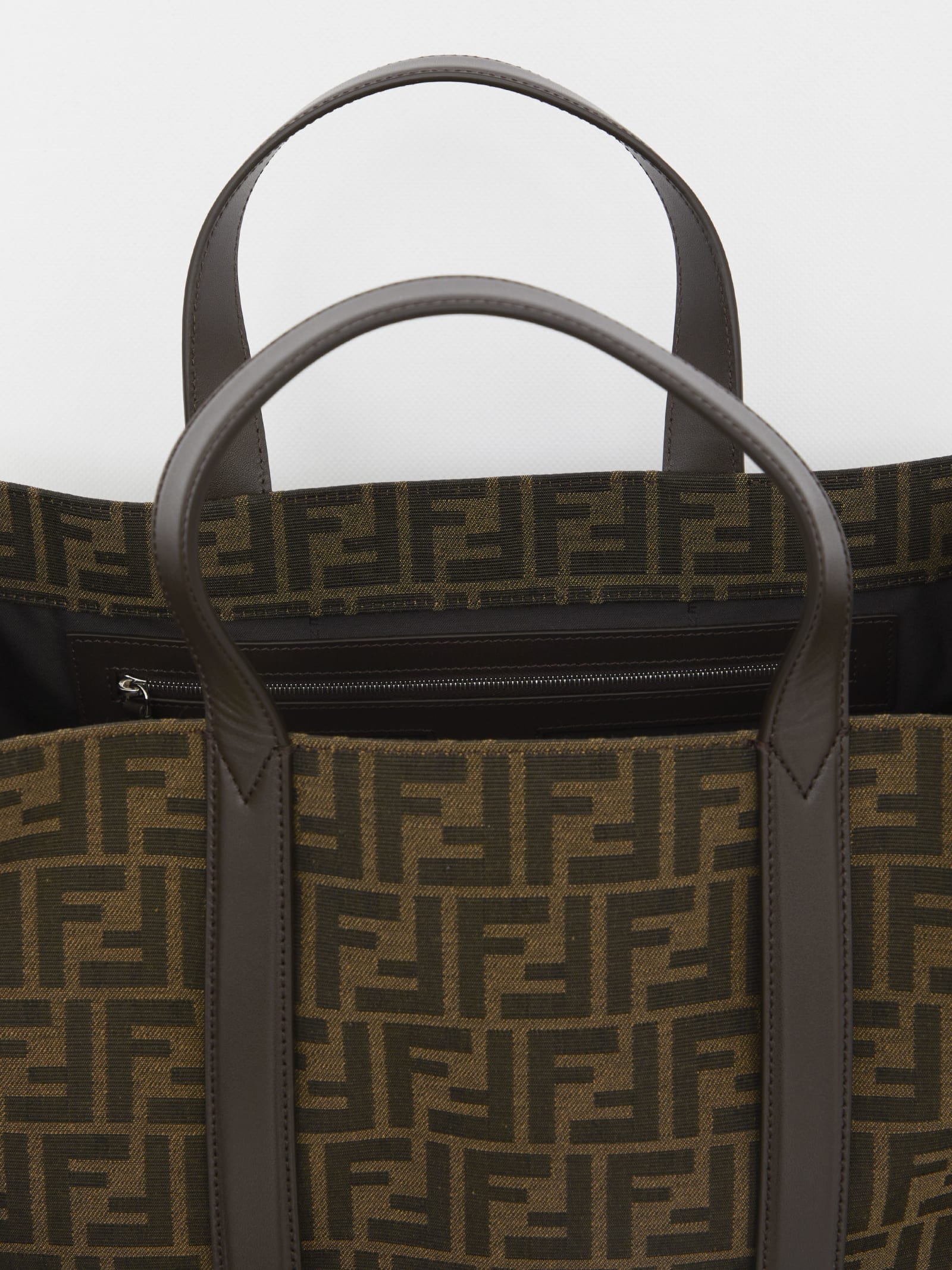 Fendi FF Jacquard-Motif Tote Bag