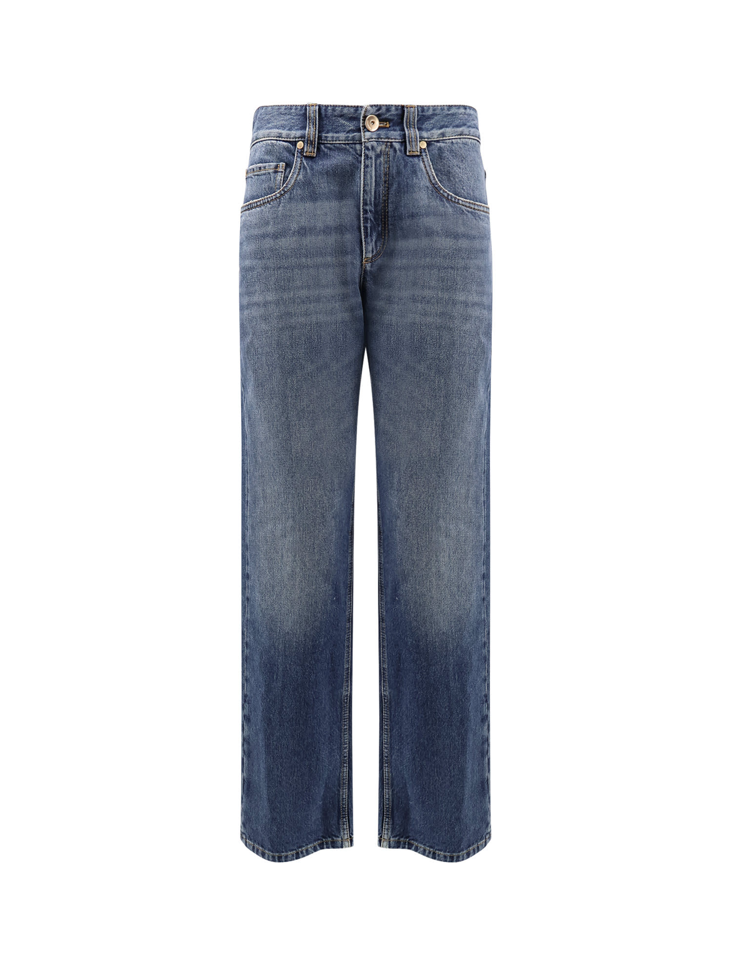 Brunello Cucinelli The Column Full Length Jeans