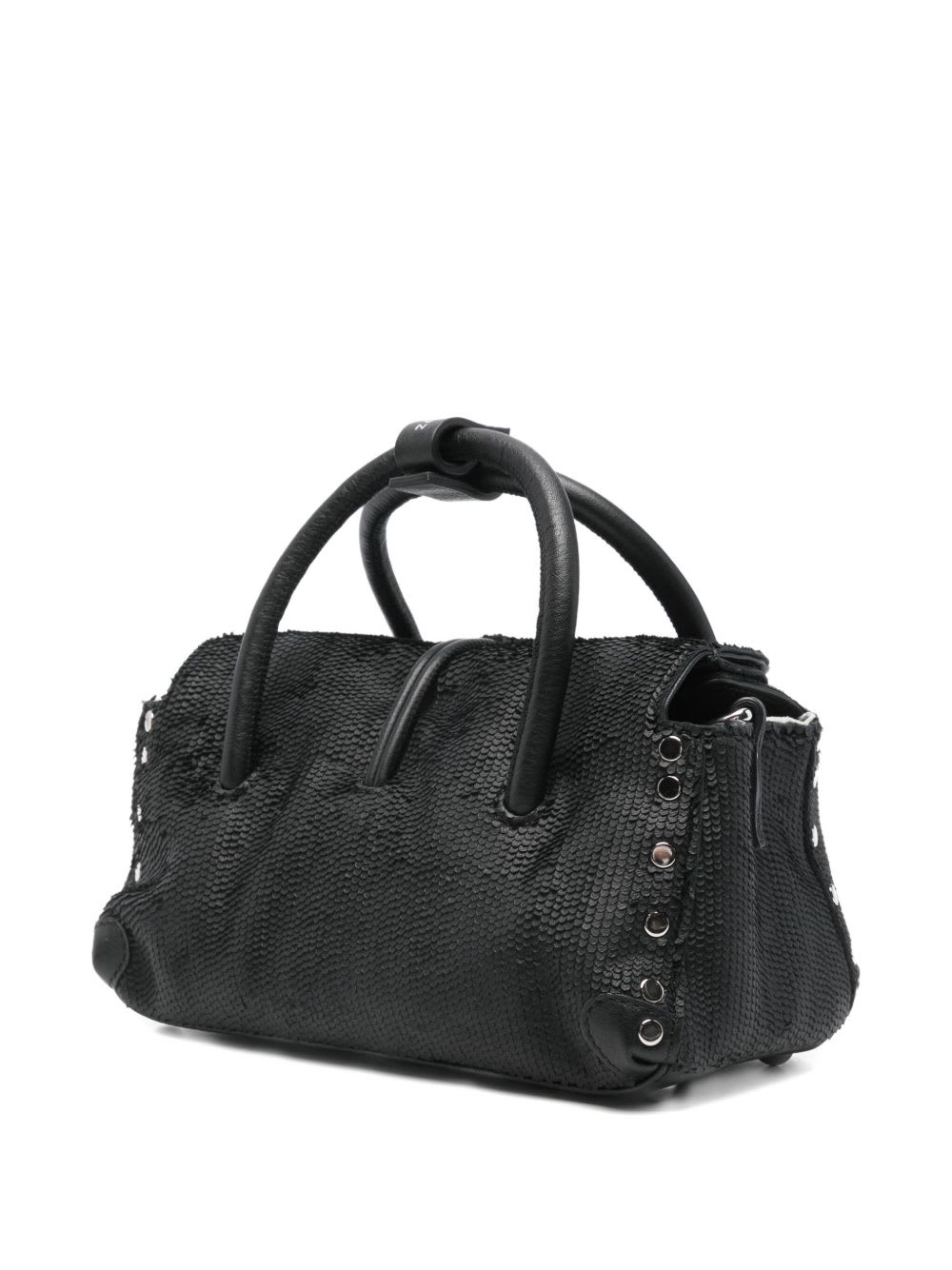 Zanellato Dotta Cbi Baby Leather Handbag In Black