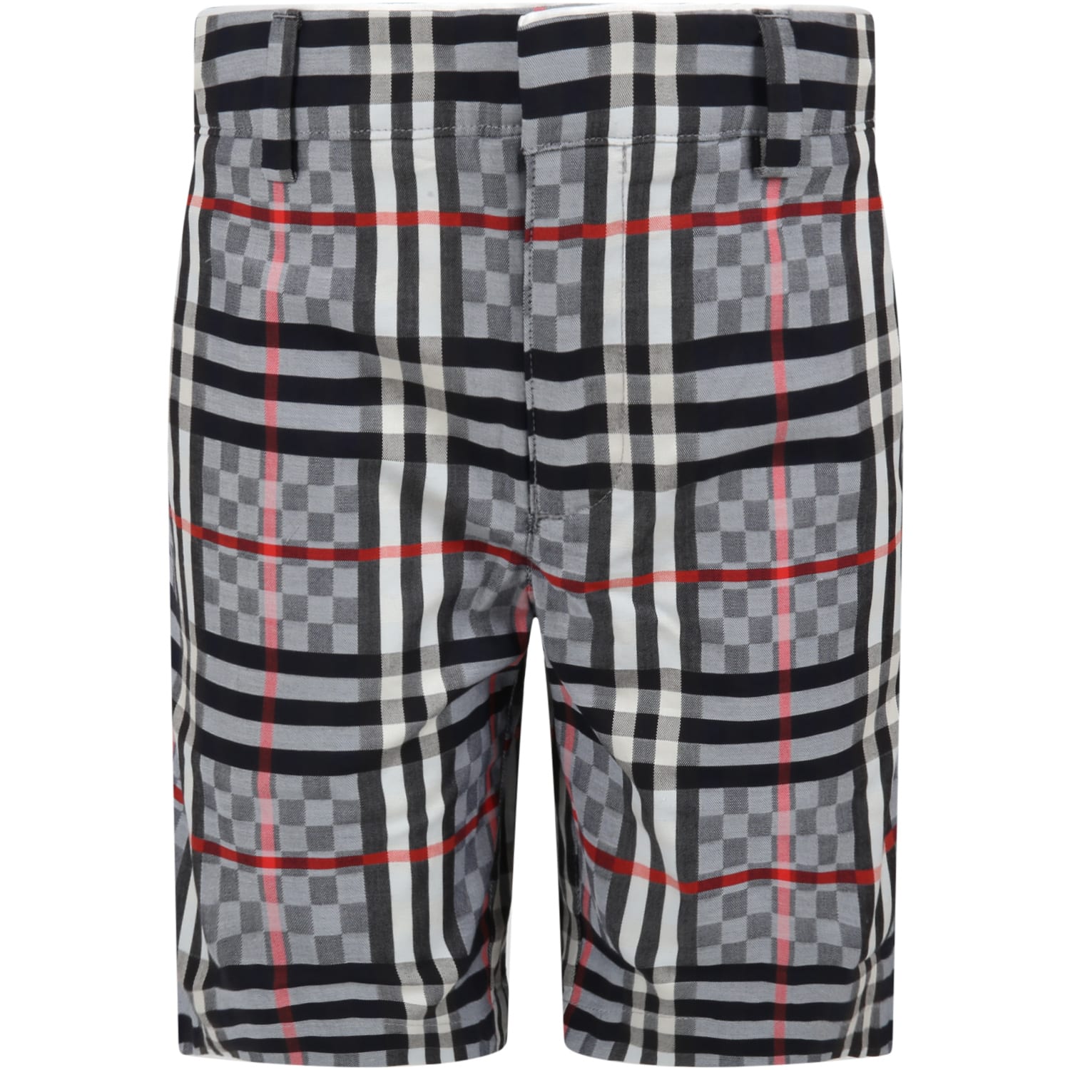 Burberry Multicolor Short For Boy With Cheks