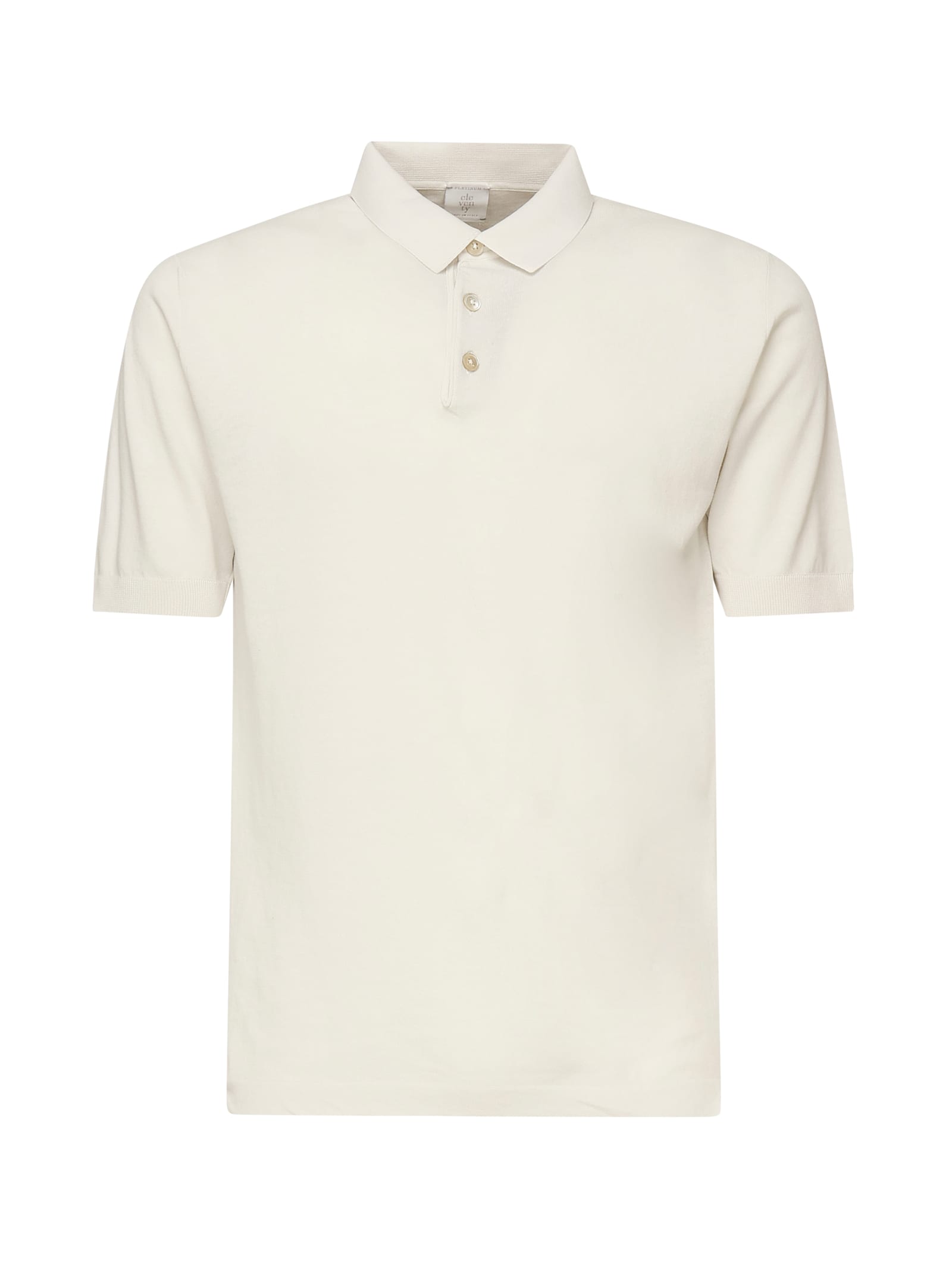 Eleventy Cotton Polo With Buttons