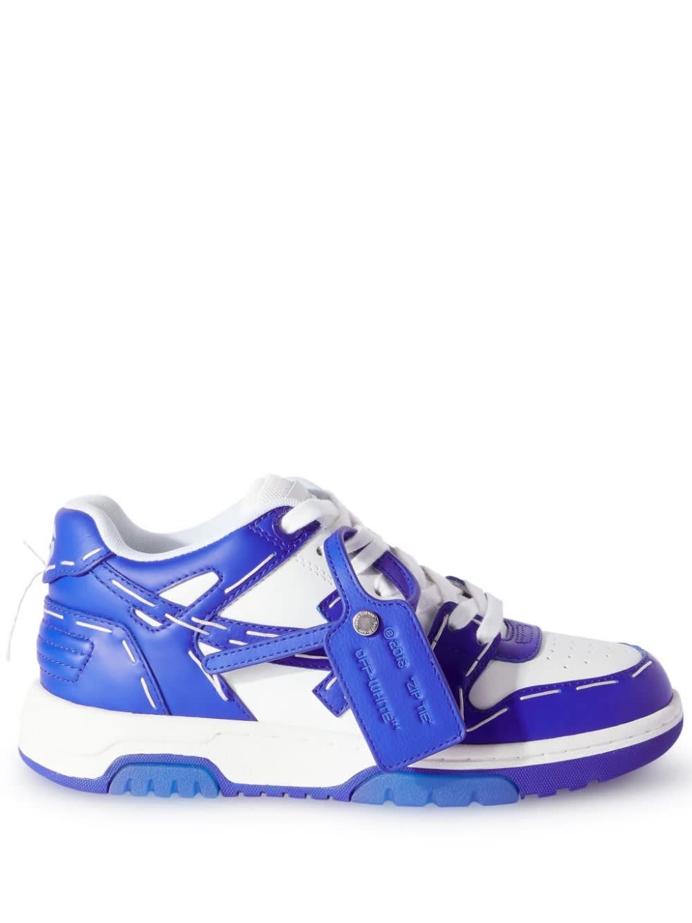 OFF-WHITE WHITE AND BLUE OUT OF OFFICE trainers