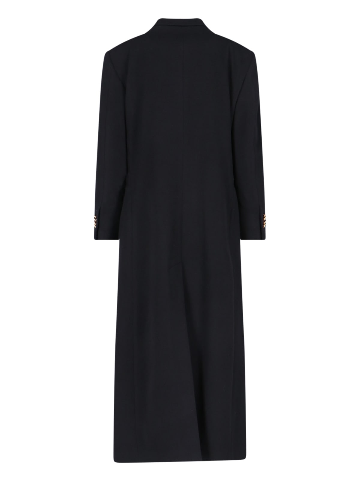 Shop Tagliatore Caitlyn Double-breasted Maxi Coat In Black